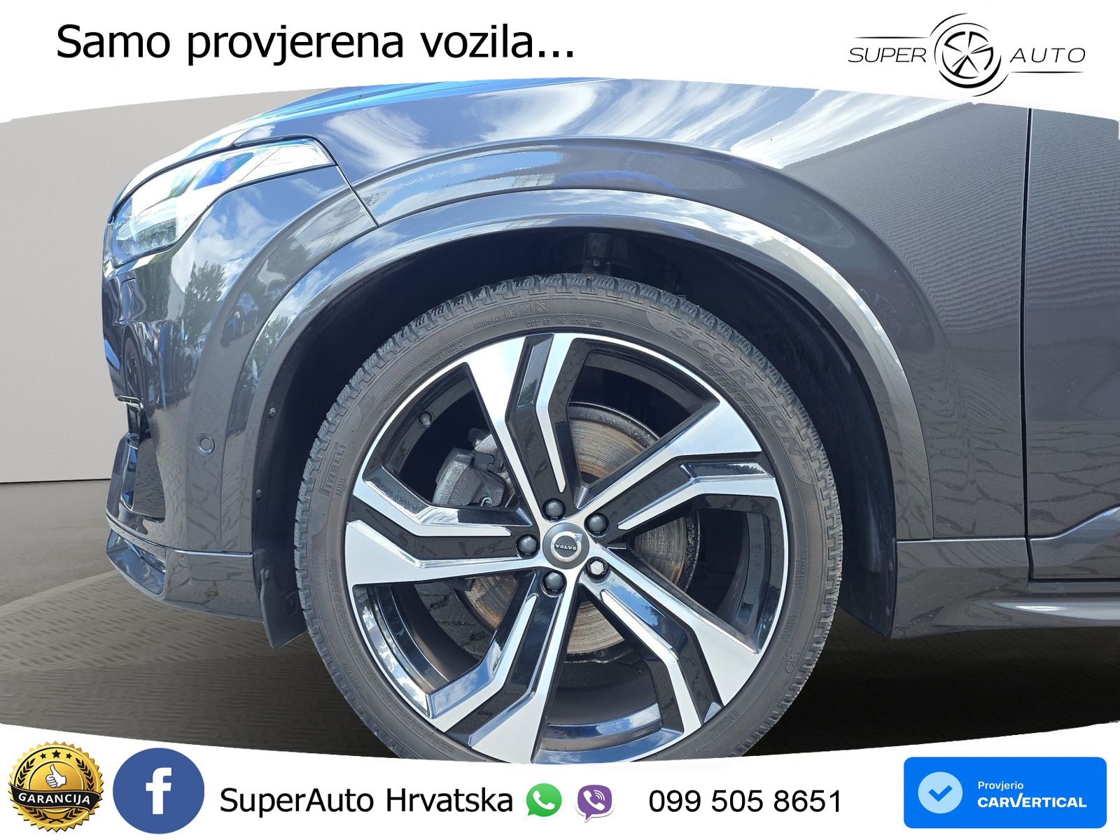 Volvo XC90 2.0 B5 Diesel AWD Automatic ZRAČNI+ACC+GR SJED+KAM+PANO