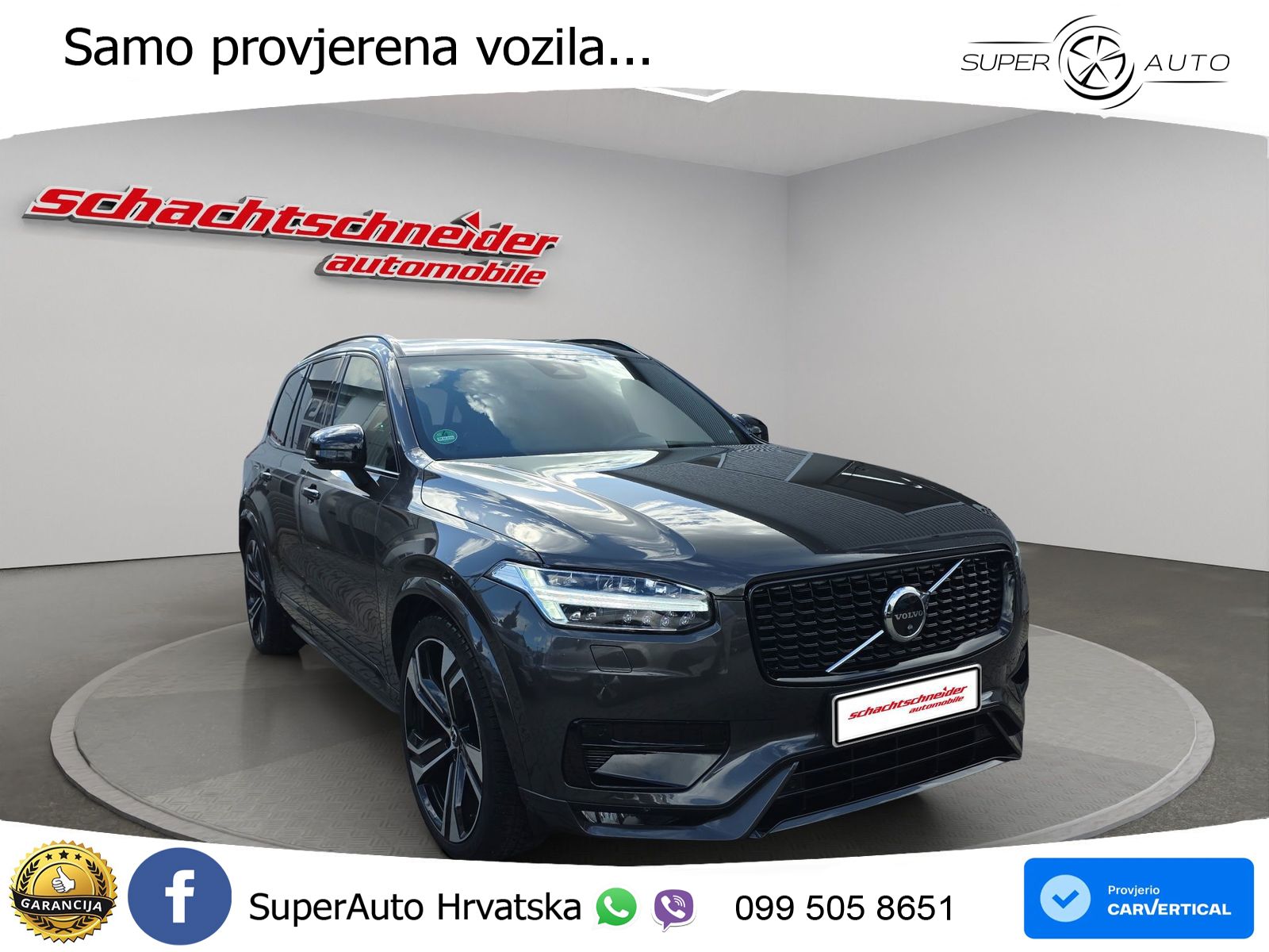 Volvo XC90 2.0 B5 Diesel AWD Automatic ZRAČNI+ACC+GR SJED+KAM+PANO