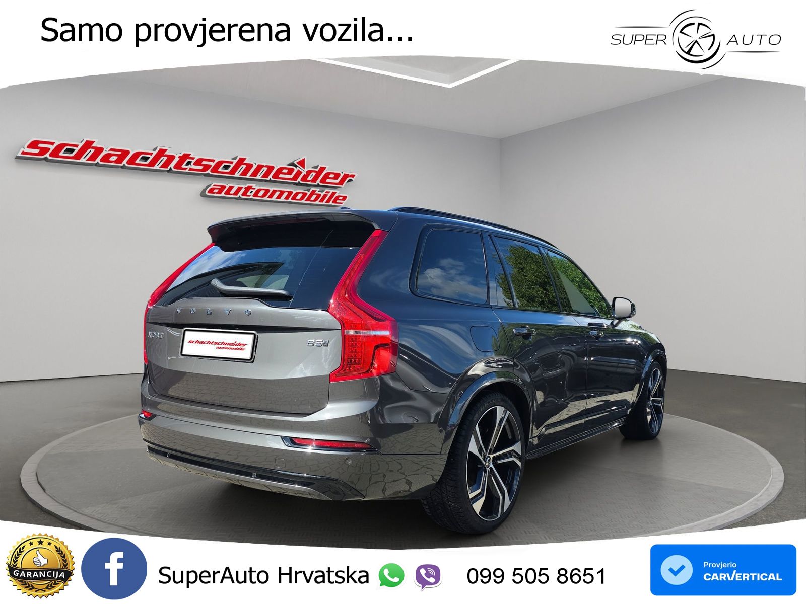 Volvo XC90 2.0 B5 Diesel AWD Automatic ZRAČNI+ACC+GR SJED+KAM+PANO