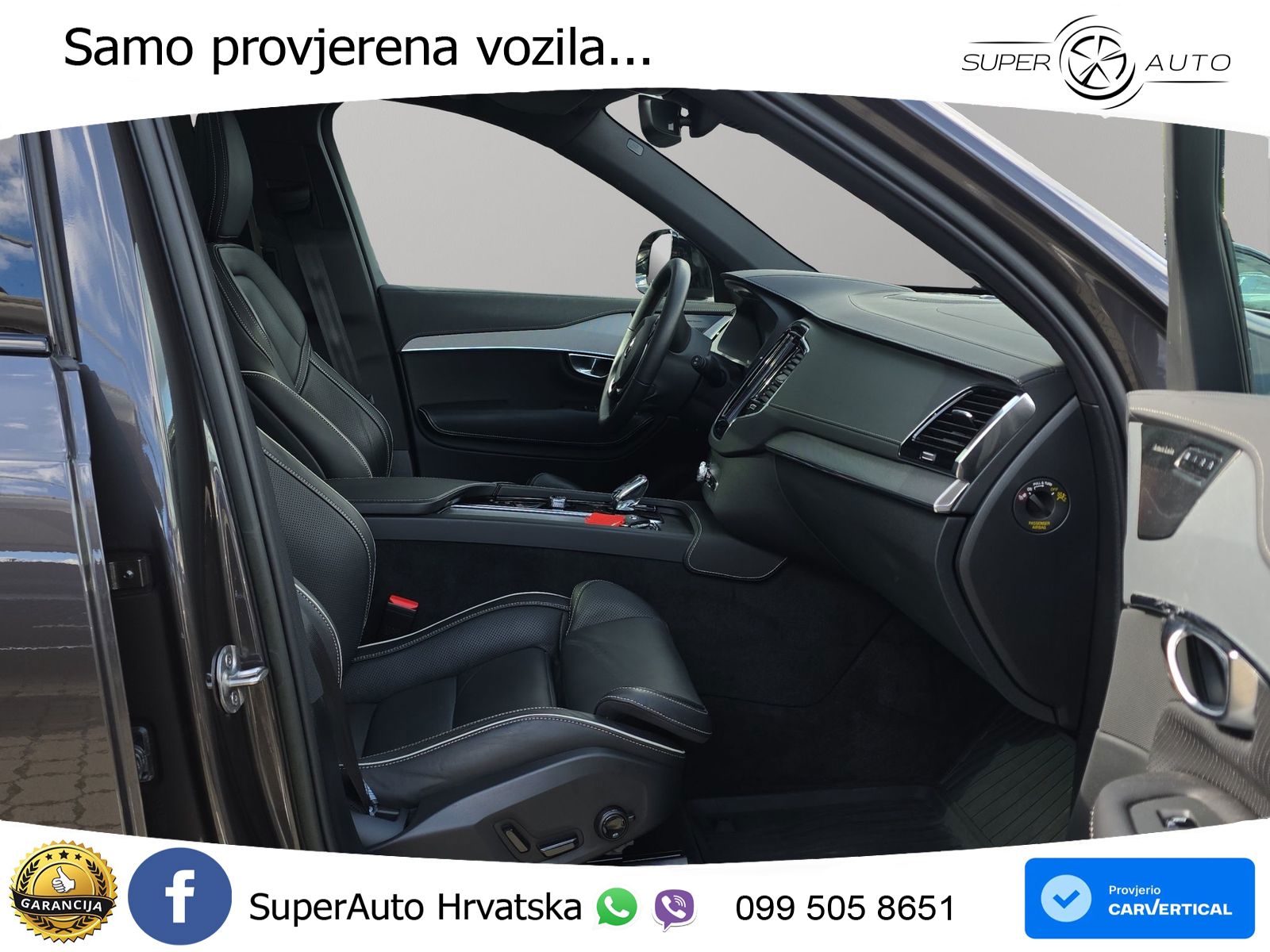 Volvo XC90 2.0 B5 Diesel AWD Automatic ZRAČNI+ACC+GR SJED+KAM+PANO