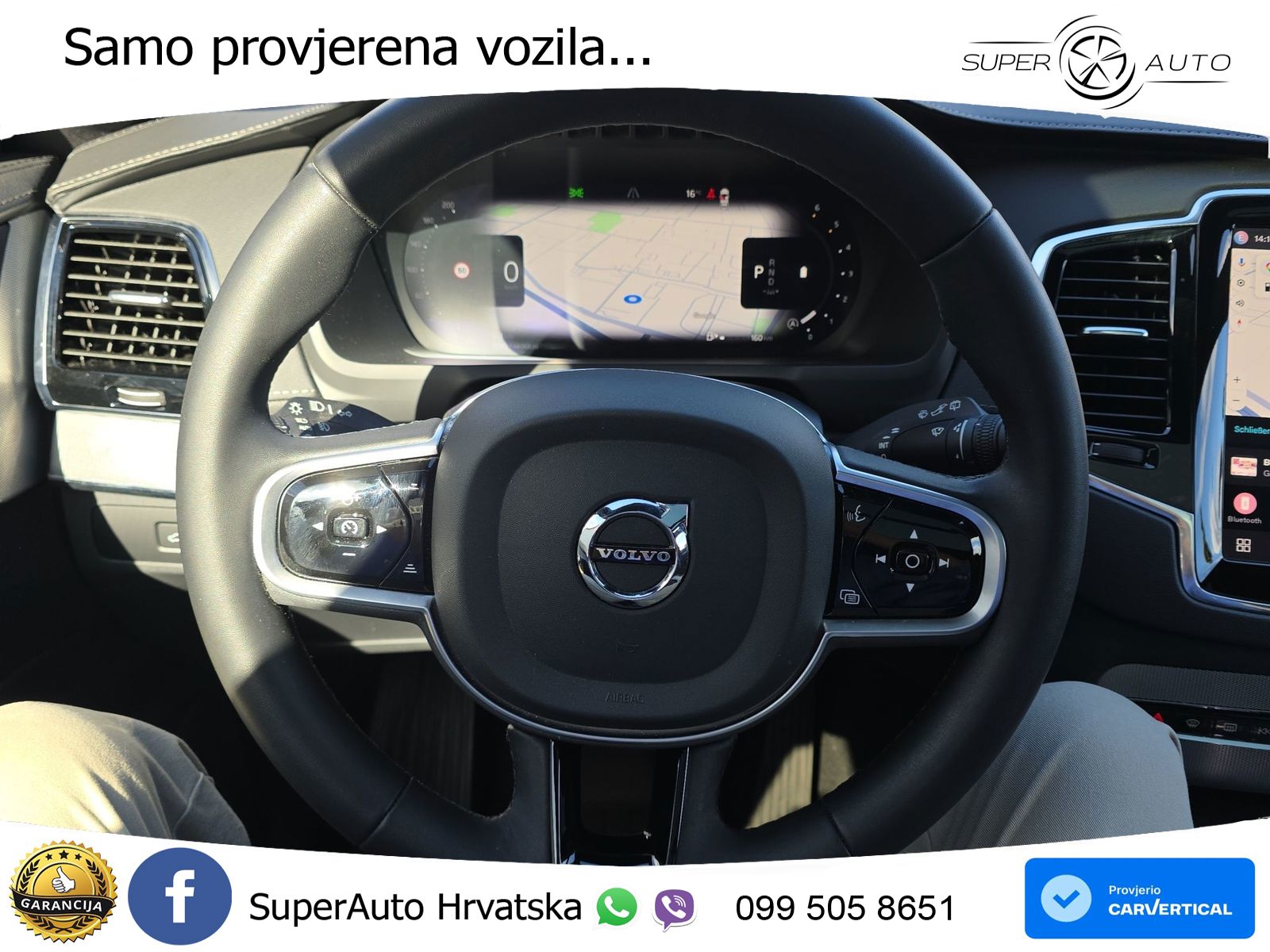 Volvo XC90 2.0 B5 Diesel AWD Automatic ZRAČNI+ACC+GR SJED+KAM+PANO