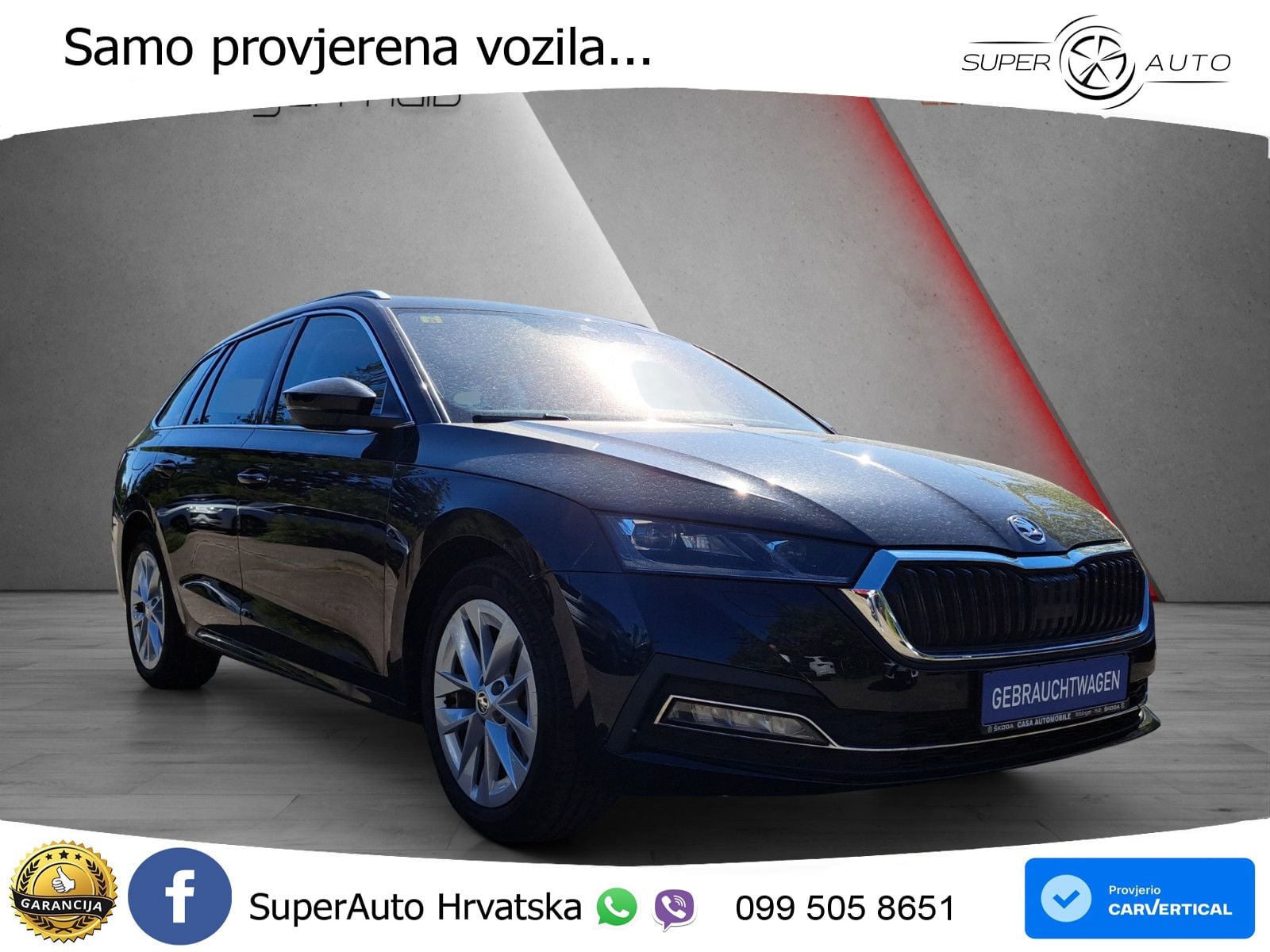 Škoda Octavia Combi 2.0 TDI (150 KS) DSG LED+GR SJED+ACC