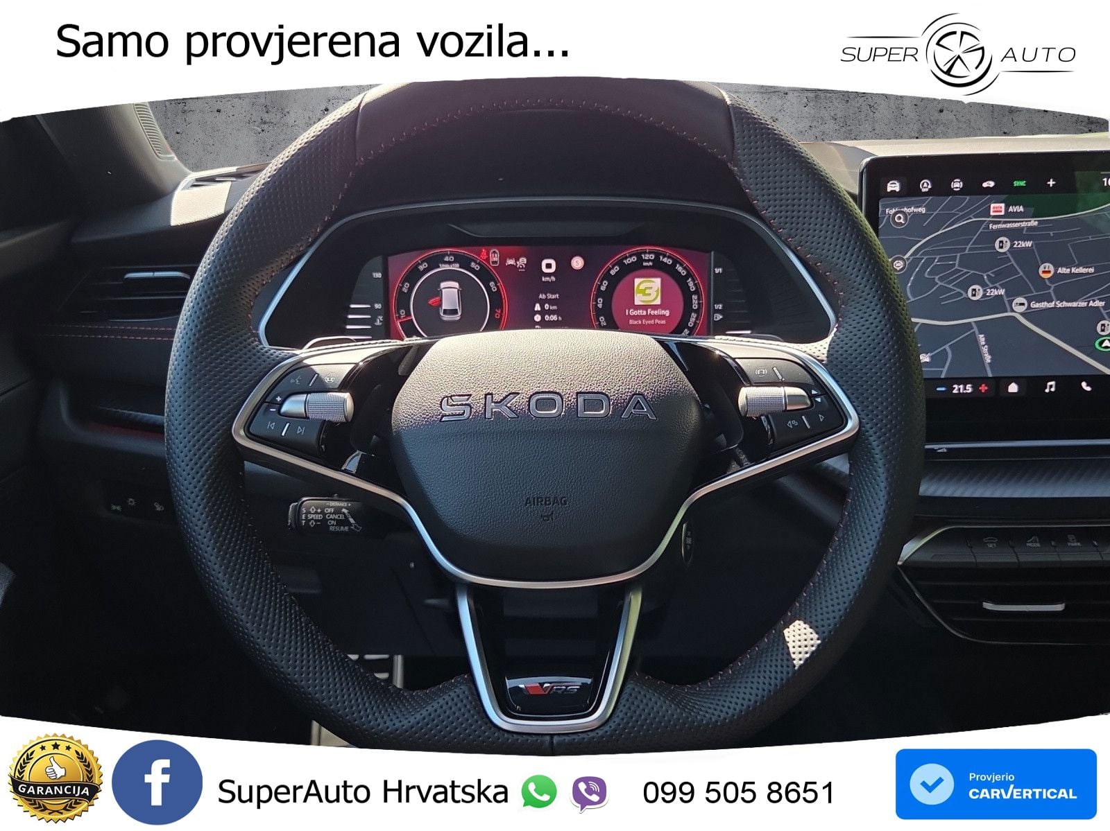 Škoda Octavia Combi RS 2.0 TSI (265 KS) DSG MATRIX+GR SJED+KAM