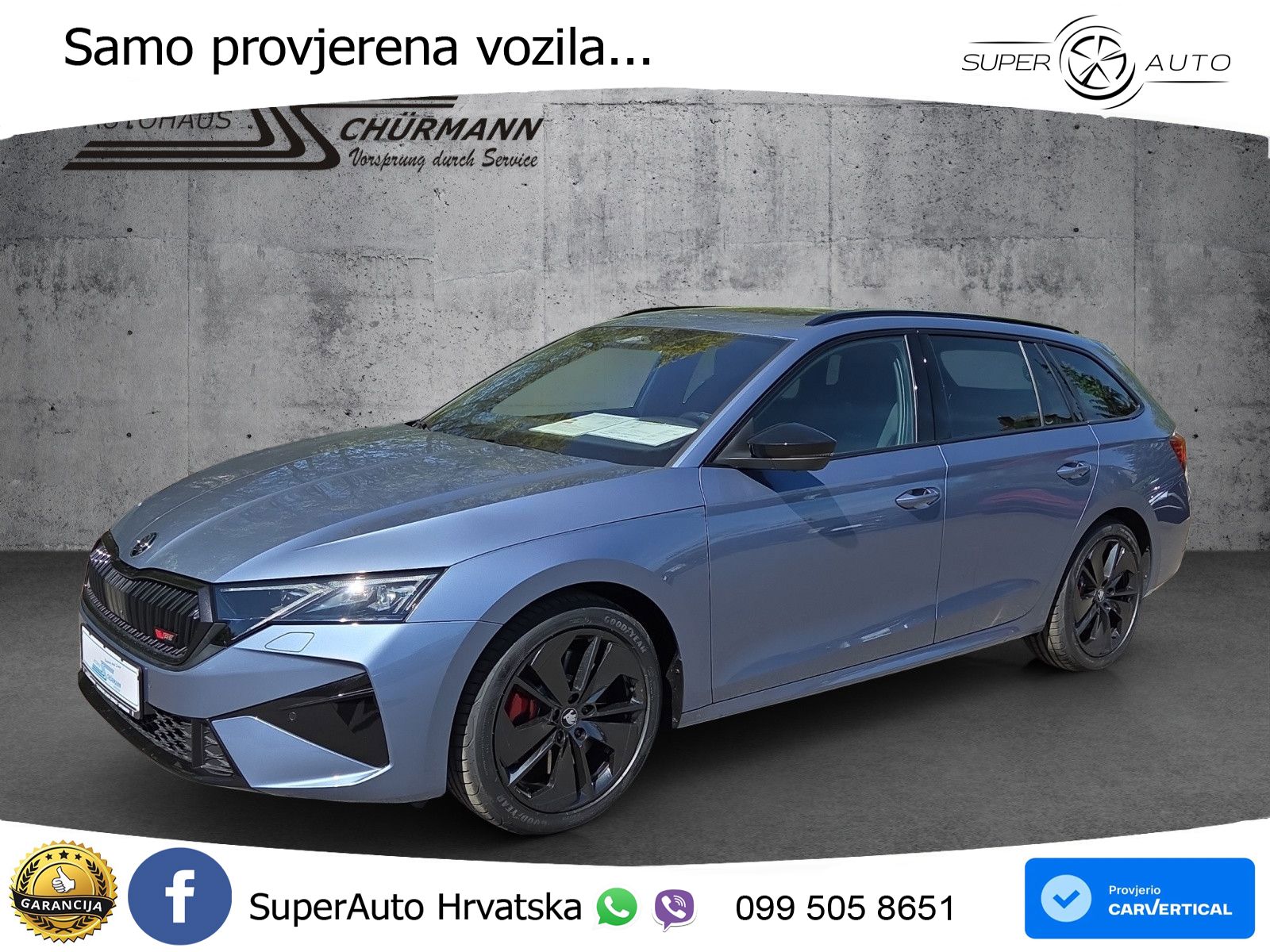Škoda Octavia Combi RS 2.0 TSI (265 KS) DSG MATRIX+GR SJED+KAM