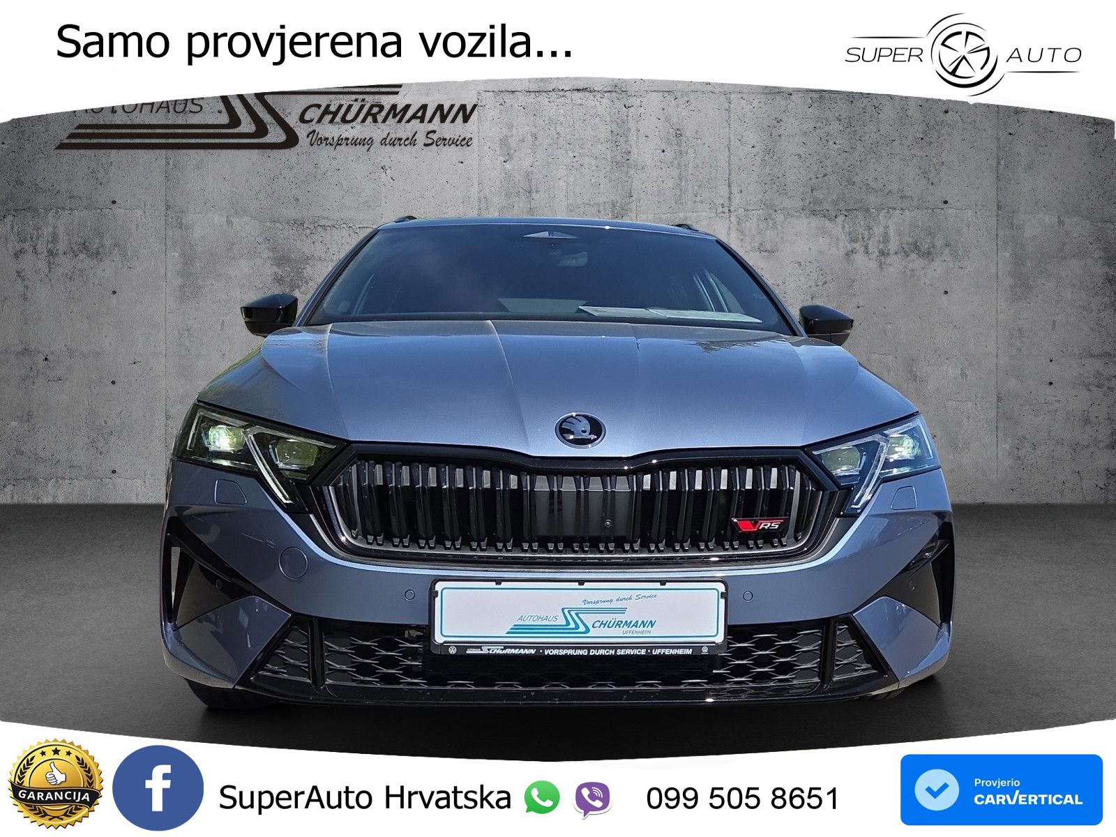 Škoda Octavia Combi RS 2.0 TSI (265 KS) DSG MATRIX+GR SJED+KAM