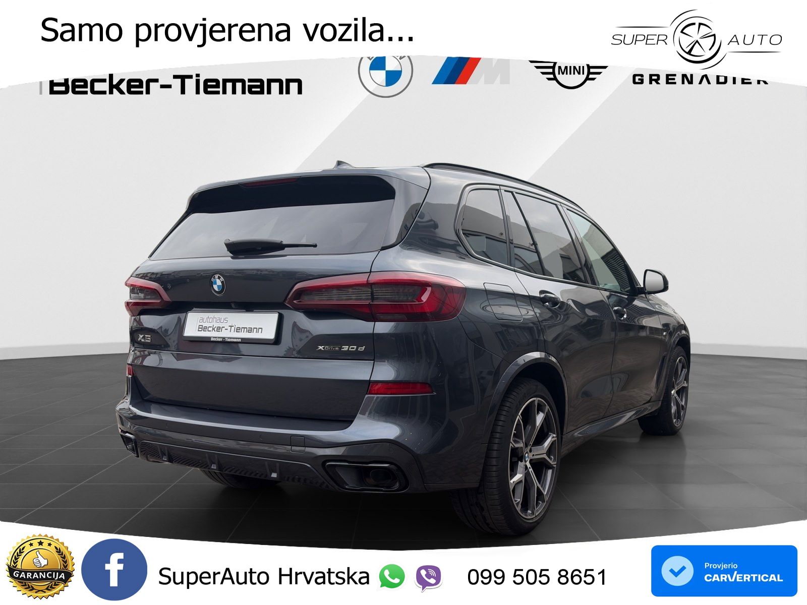 BMW X5 30d (286 KS) xDrive Steptronic M Sport ACC+GR SJED+360+PANO
