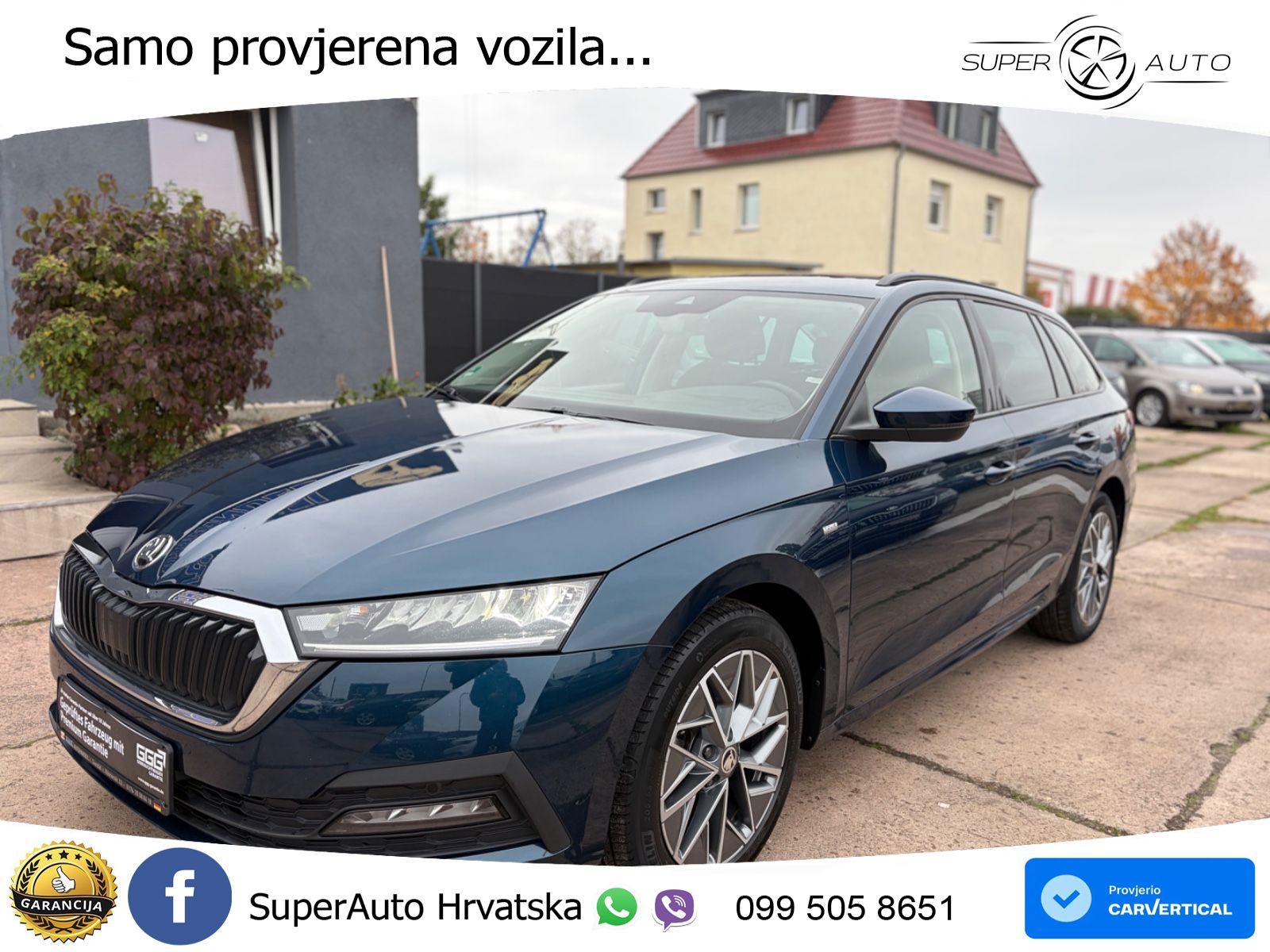 Škoda Octavia Combi 2.0 TDI (150 KS) DSG LED+GR SJED+ACC