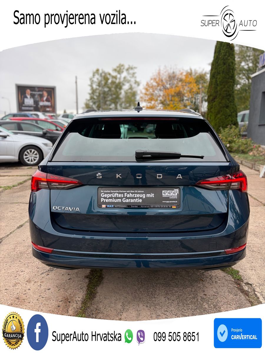 Škoda Octavia Combi 2.0 TDI (150 KS) DSG LED+GR SJED+ACC