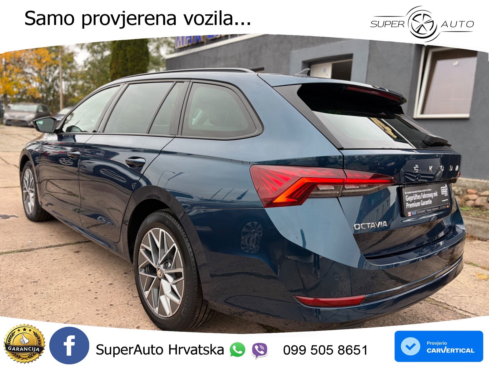 Škoda Octavia Combi 2.0 TDI (150 KS) DSG LED+GR SJED+ACC