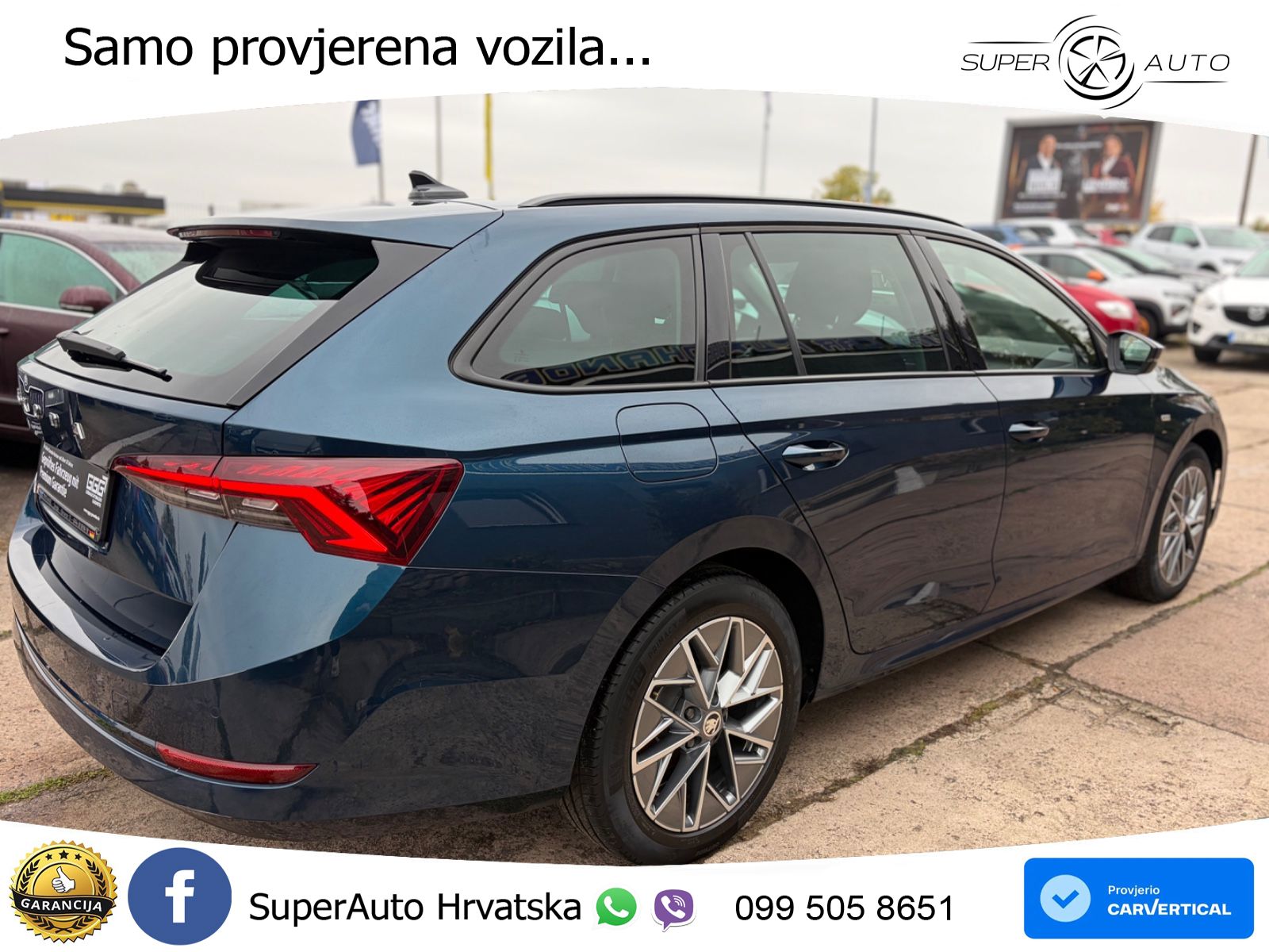 Škoda Octavia Combi 2.0 TDI (150 KS) DSG LED+GR SJED+ACC