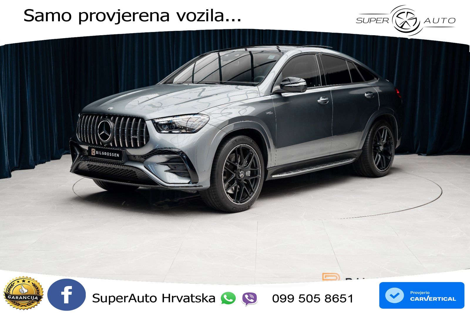 Mercedes AMG GLE Coupe 53 (435 KS) EQ Boost 4MATIC+ AMG SPEEDSHIFT TCT 9G