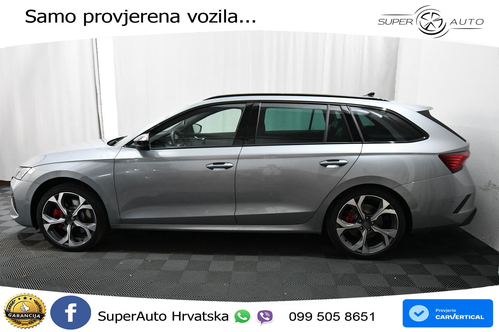 Škoda Octavia Combi RS 2.0 TSI (265 KS) DSG LED+GR SJED+ACC