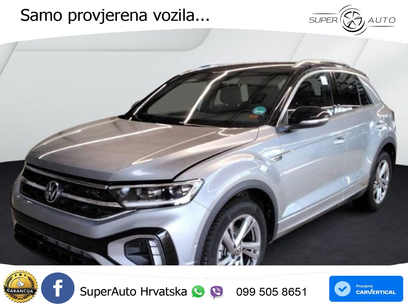 Volkswagen T-Roc 1.5 TSI (150 KS) DSG R-Line LED+GR SJED+ACC