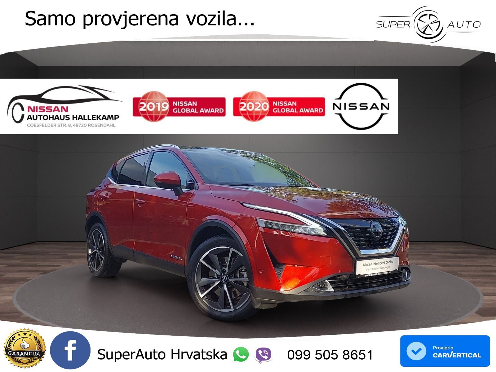 Nissan Qashqai e-POWER 1.5 VC-T (190 KS) Automatic Tekna LED+GR SJED+ACC