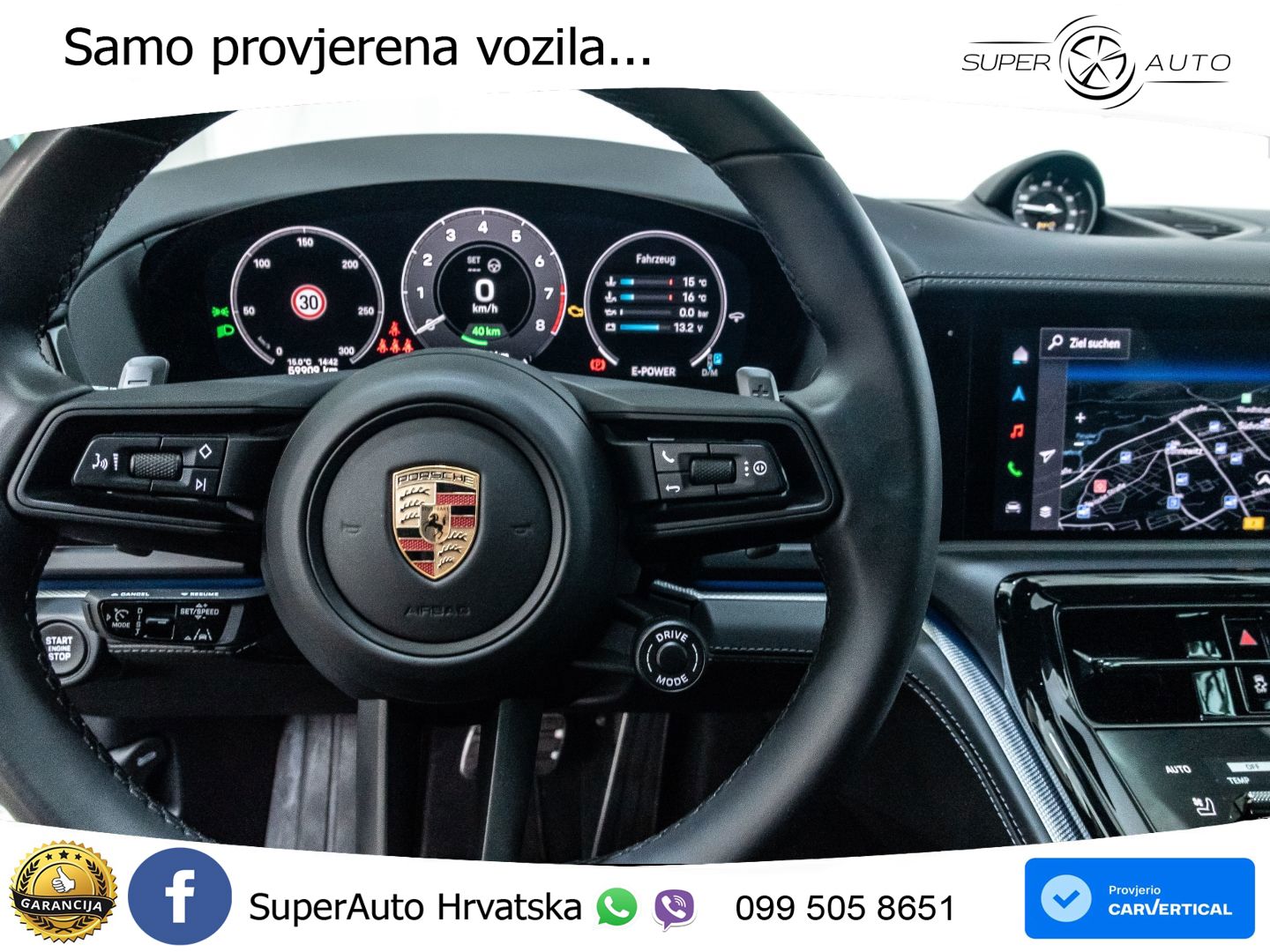 Porsche Panamera 4S 2.9 V6 (544 KS) E-Hybrid PDK ACC+HEAD+4xGR SJED+360+PANO