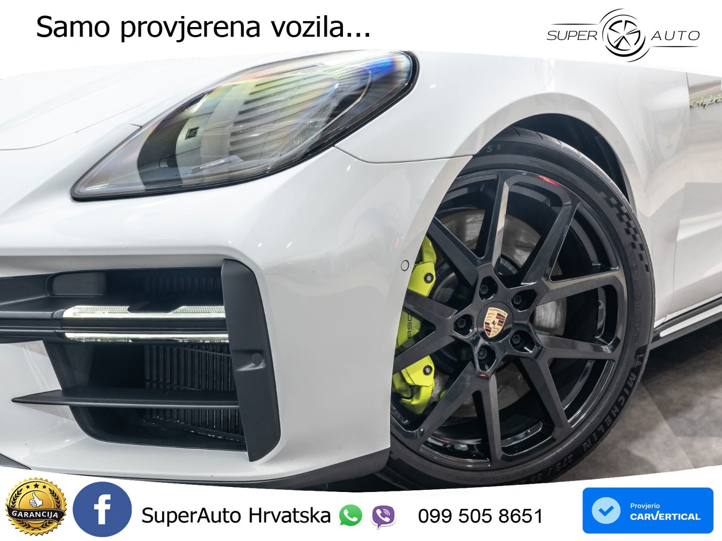 Porsche Panamera 4S 2.9 V6 (544 KS) E-Hybrid PDK ACC+HEAD+4xGR SJED+360+PANO