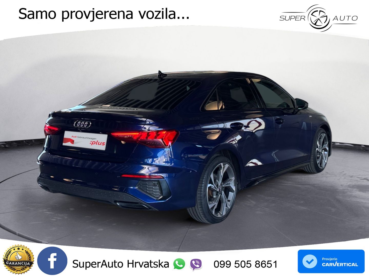 Audi A3 Limuzina 35 TFSI (150 KS) S tronic S line LED+GR SJED+ACC