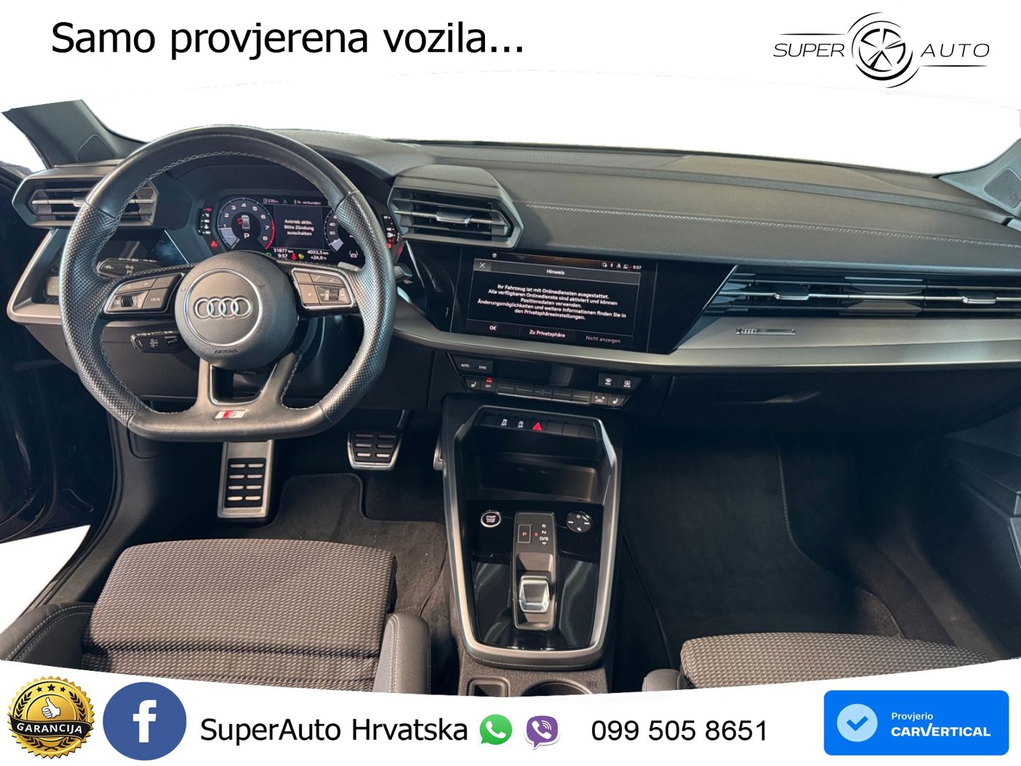 Audi A3 Limuzina 35 TFSI (150 KS) S tronic S line LED+GR SJED+ACC