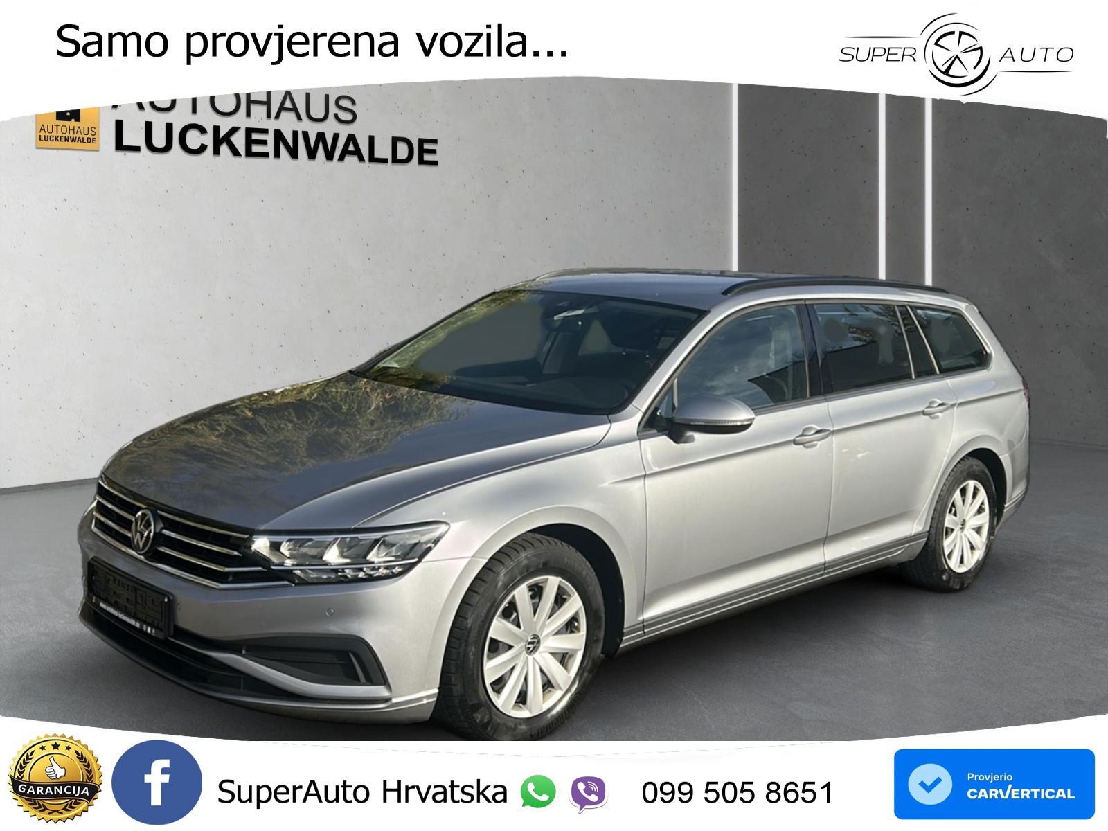 Volkswagen Passat Variant 1.5 TSI (150 KS) DSG ACT LED+GR SJED+ACC