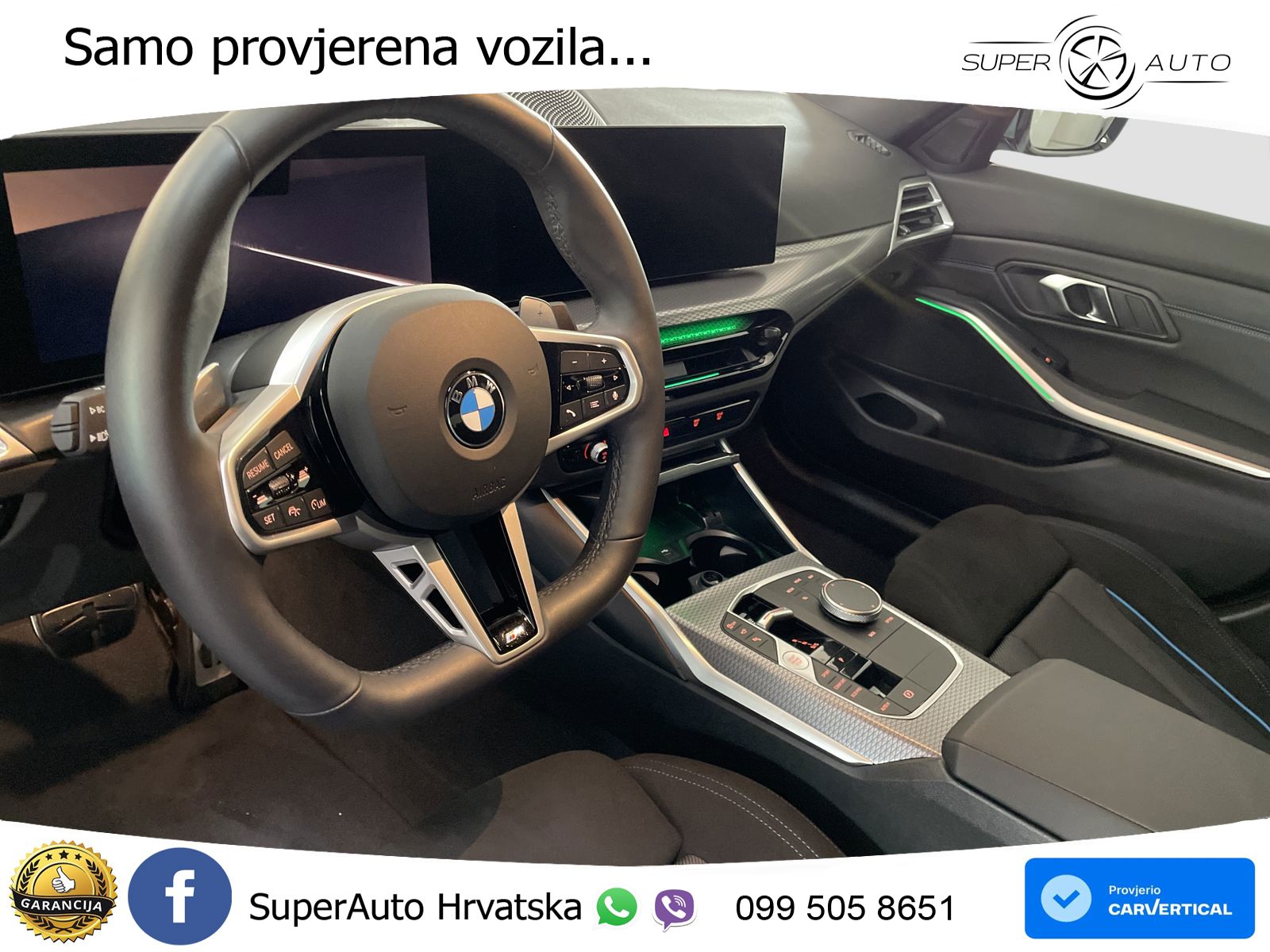 BMW 320d (190 KS) Steptronic M Sport LED+GR SJED+ACC