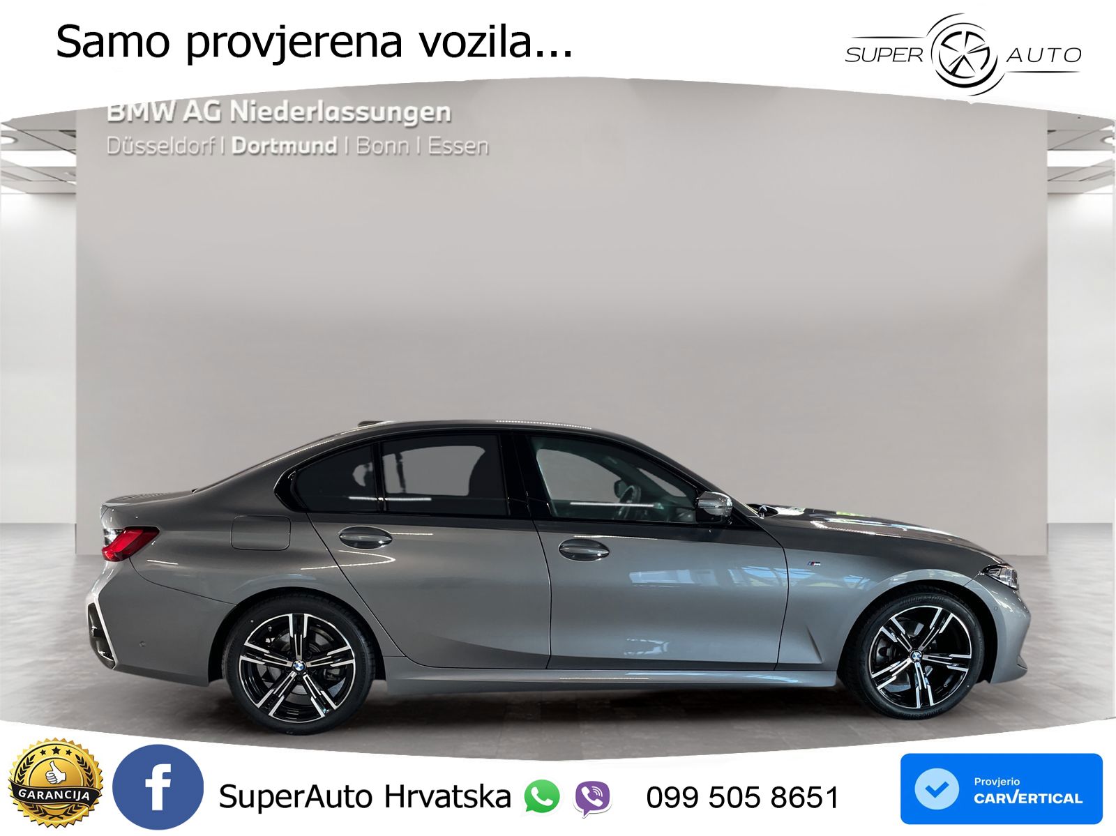 BMW 320d (190 KS) Steptronic M Sport LED+GR SJED+ACC
