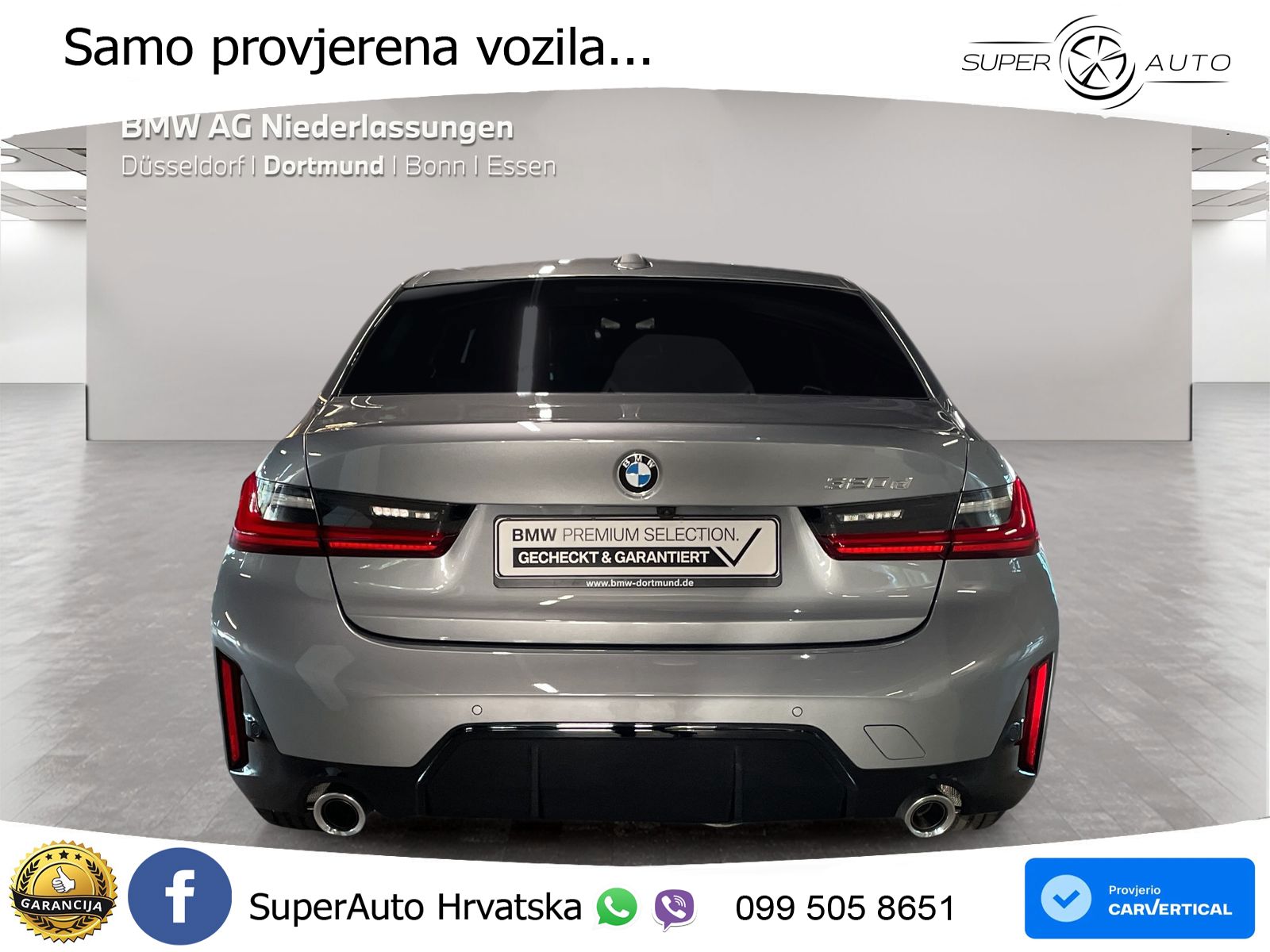 BMW 320d (190 KS) Steptronic M Sport LED+GR SJED+ACC