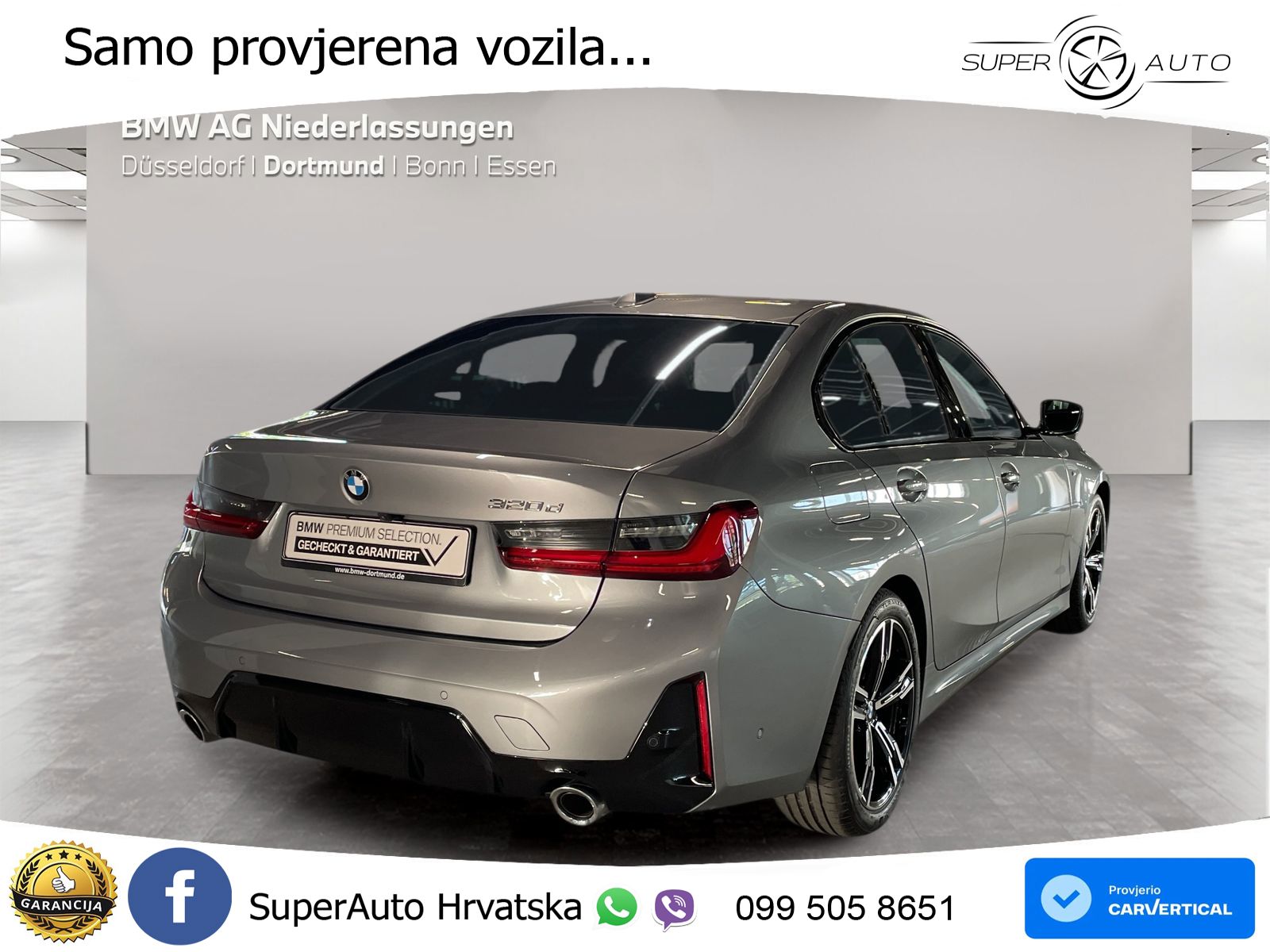 BMW 320d (190 KS) Steptronic M Sport LED+GR SJED+ACC