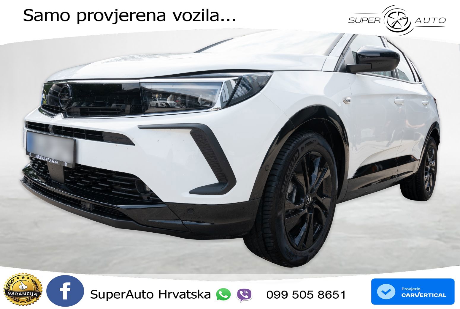 Opel Grandland 1.2 Turbo (136 KS)  e-DCT GS LED+GR SJED+ACC