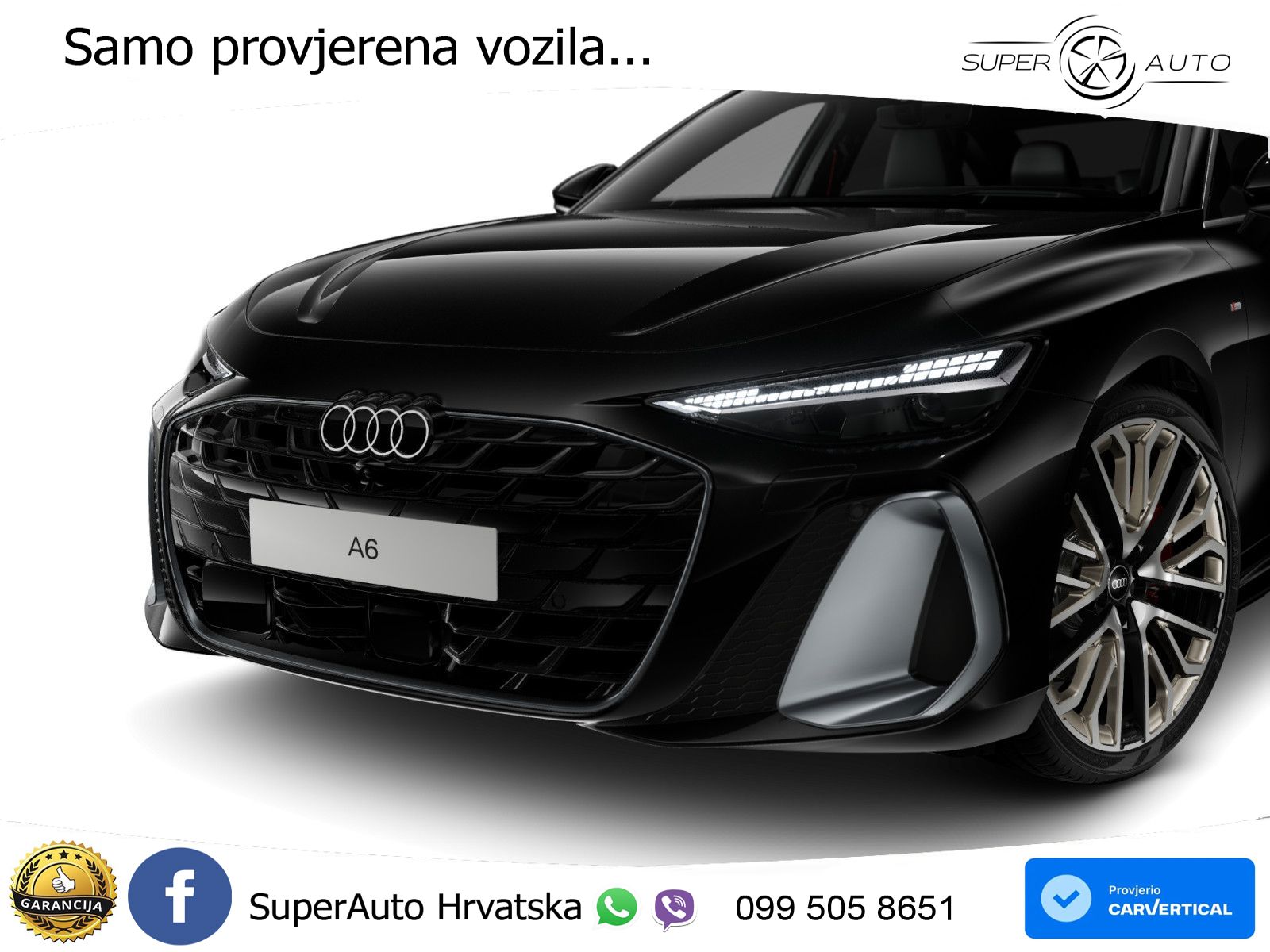 Audi A6 3.0 TFSI V6 (367 KS) quattro S tronic 2x S line ZRAČNI+ACC+GR SJED+KAM+PANO