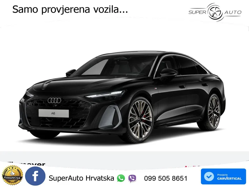 Audi A6 3.0 TFSI V6 (367 KS) quattro S tronic 2x S line ZRAČNI+ACC+GR SJED+KAM+PANO