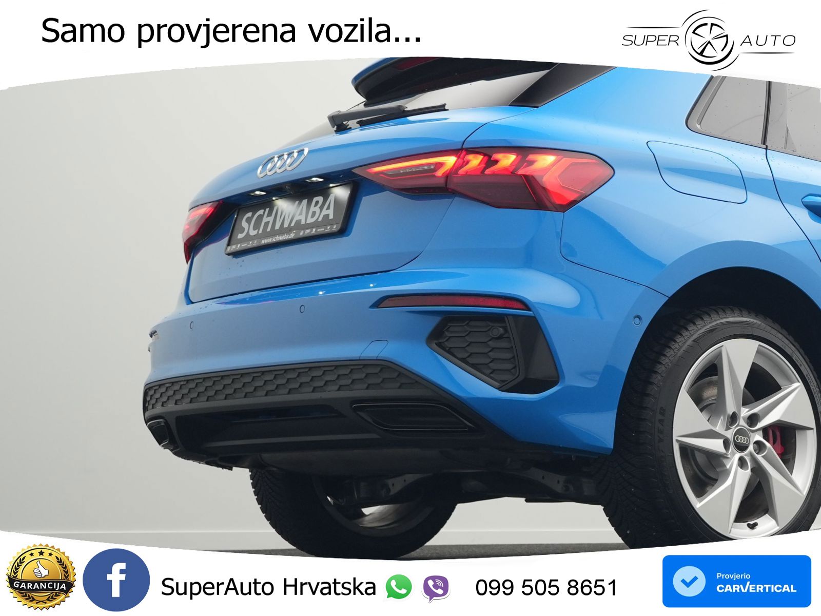 Audi A3 45 TFSIe (245 KS) S tronic 2x S line LED+GR SJED+ACC