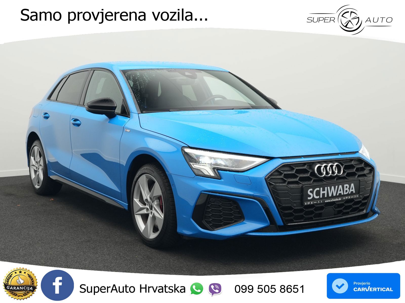 Audi A3 45 TFSIe (245 KS) S tronic 2x S line LED+GR SJED+ACC
