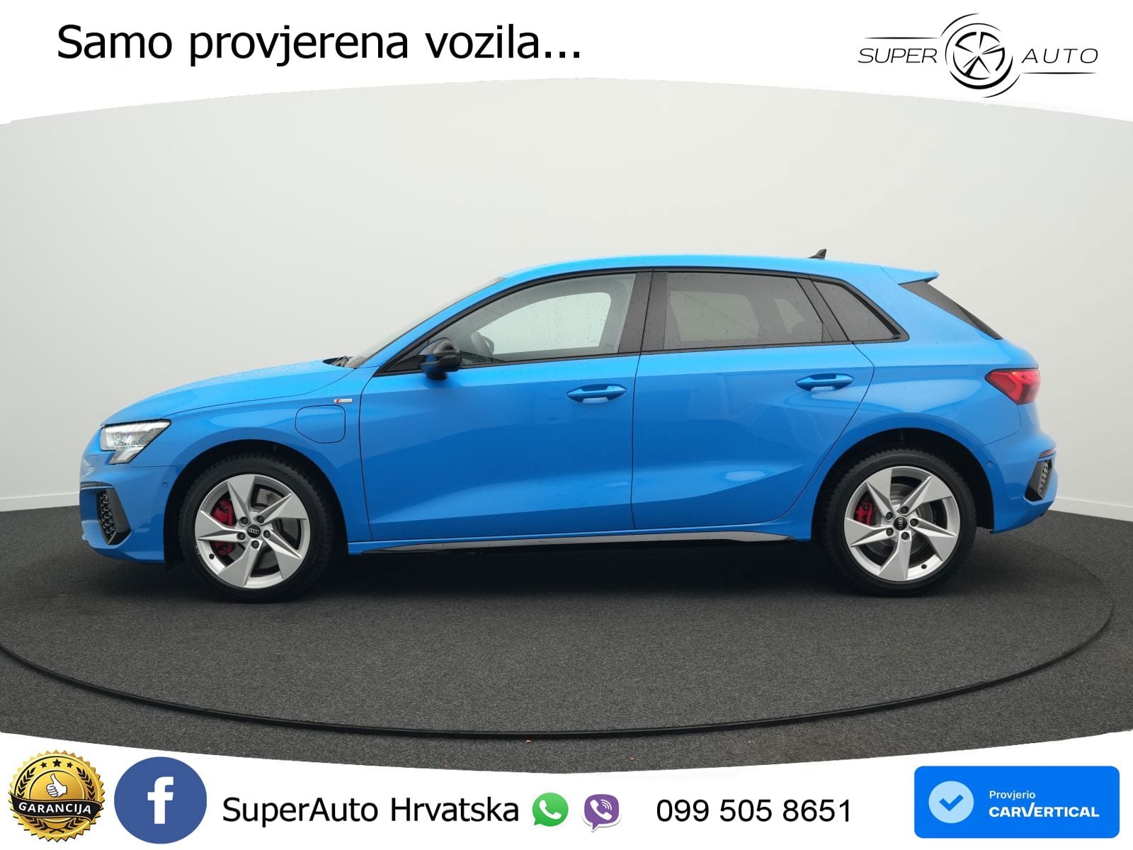Audi A3 45 TFSIe (245 KS) S tronic 2x S line LED+GR SJED+ACC