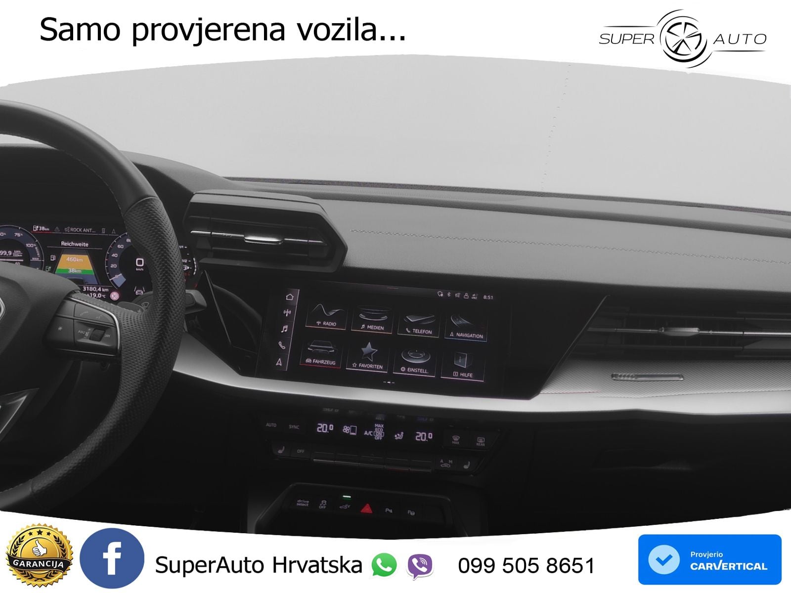 Audi A3 45 TFSIe (245 KS) S tronic 2x S line LED+GR SJED+ACC