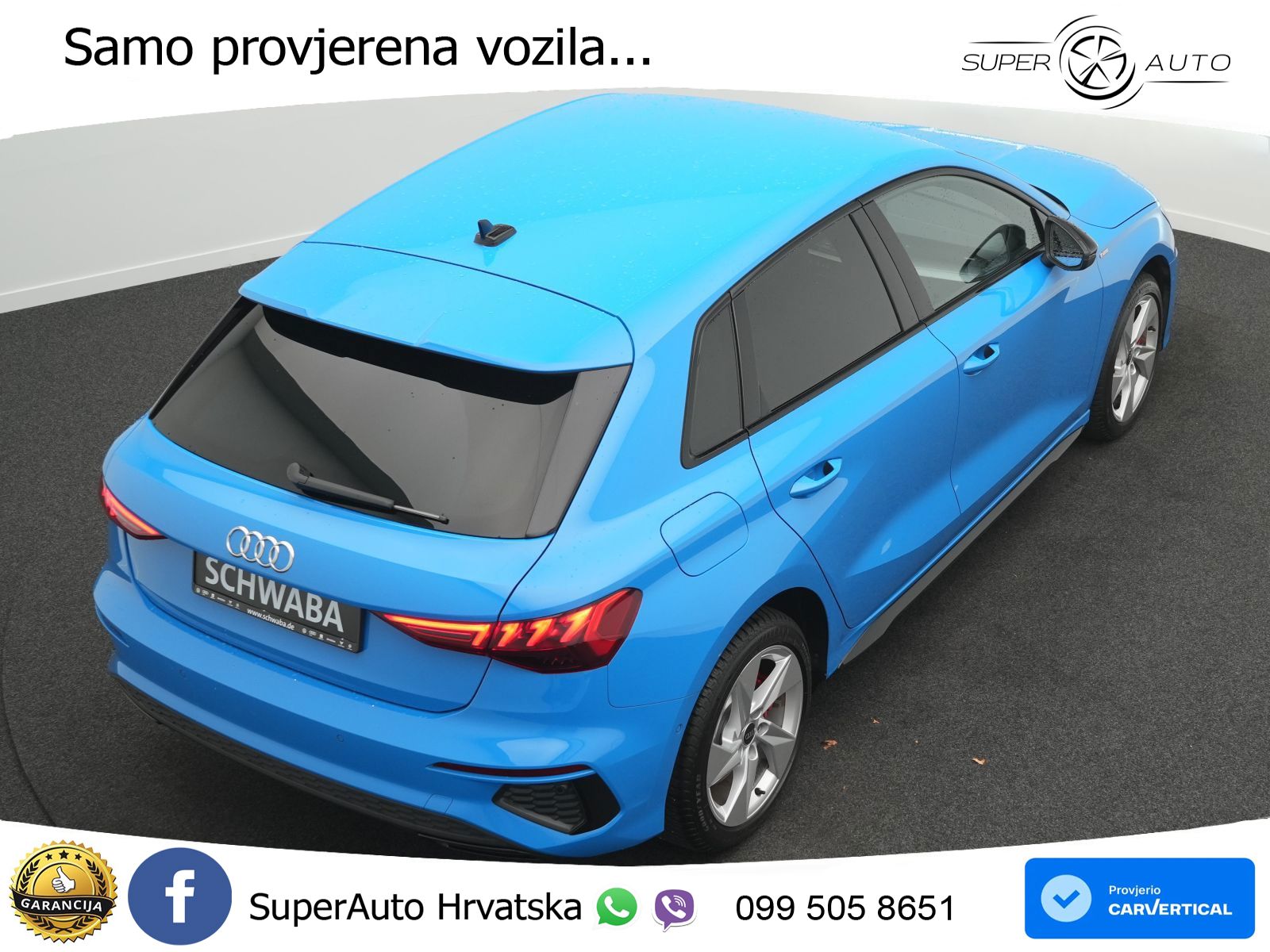 Audi A3 45 TFSIe (245 KS) S tronic 2x S line LED+GR SJED+ACC