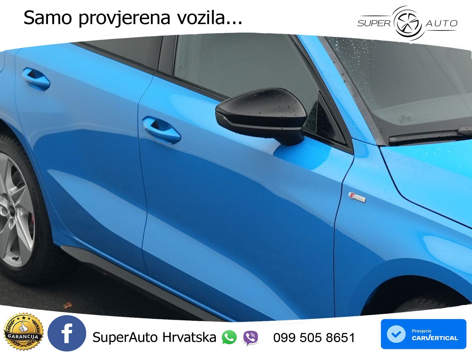 Audi A3 45 TFSIe (245 KS) S tronic 2x S line LED+GR SJED+ACC