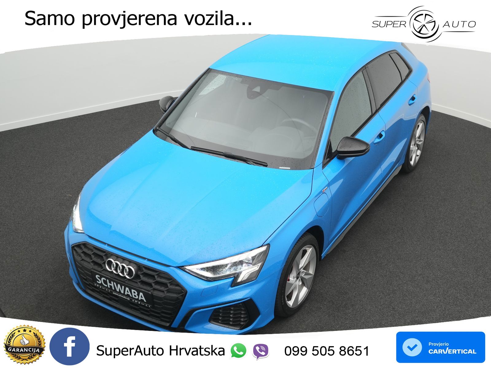 Audi A3 45 TFSIe (245 KS) S tronic 2x S line LED+GR SJED+ACC