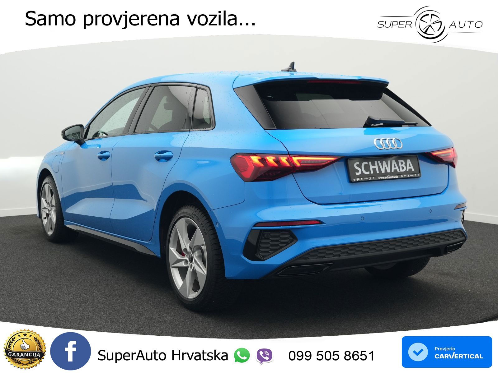 Audi A3 45 TFSIe (245 KS) S tronic 2x S line LED+GR SJED+ACC