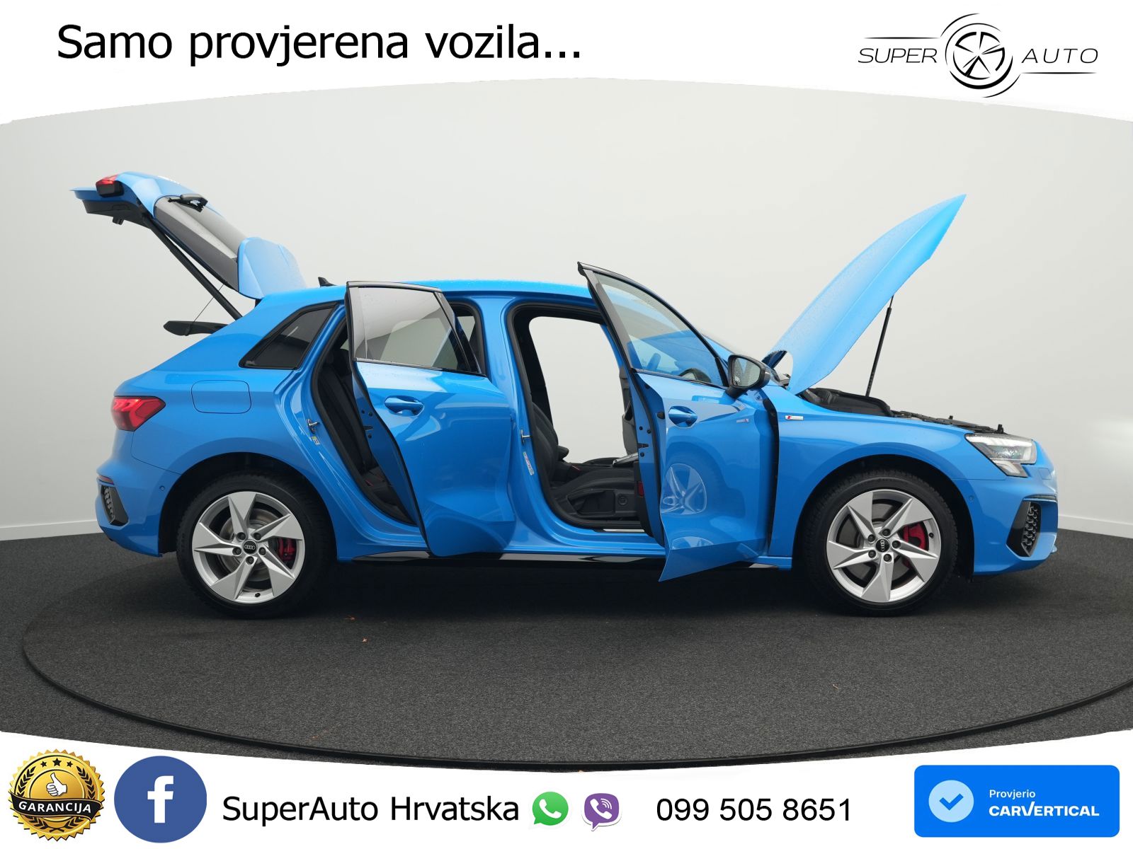 Audi A3 45 TFSIe (245 KS) S tronic 2x S line LED+GR SJED+ACC