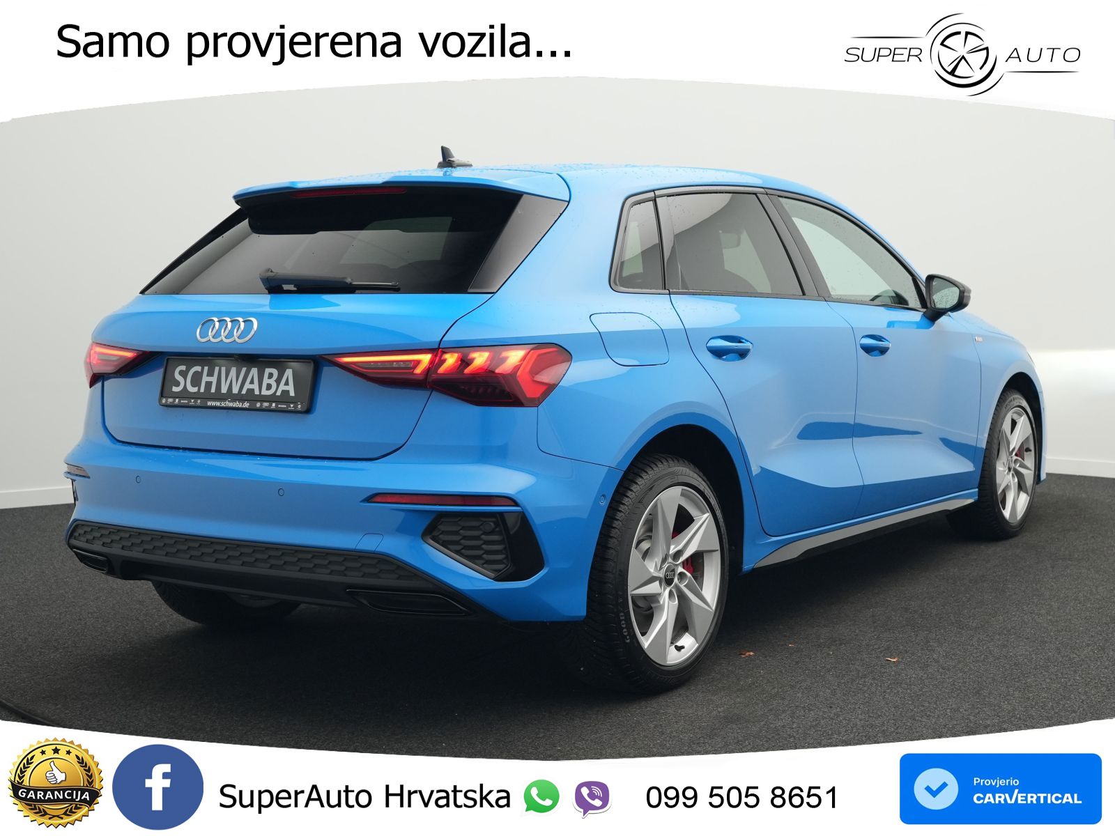 Audi A3 45 TFSIe (245 KS) S tronic 2x S line LED+GR SJED+ACC