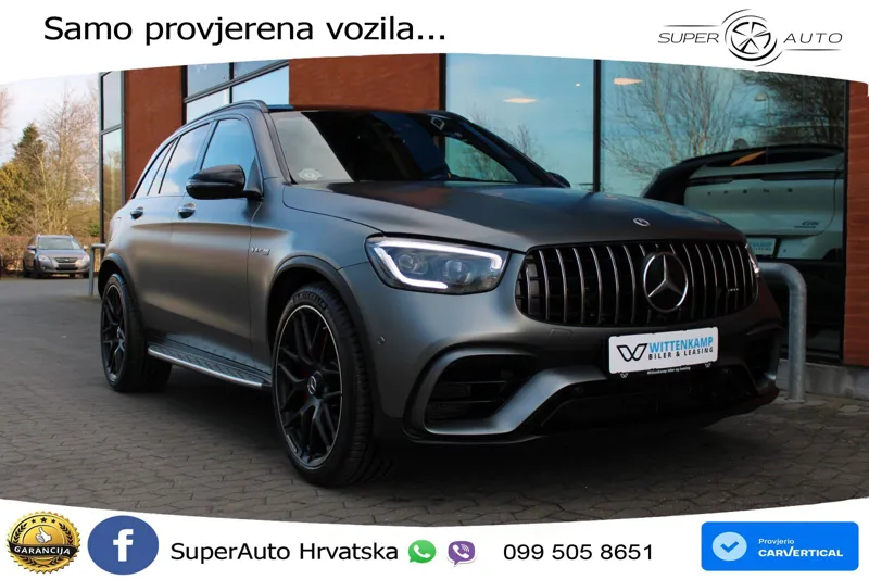 Mercedes AMG GLC 63 S V8 (510 KS) 4MATIC+ MCT LED+GR SJED+ACC