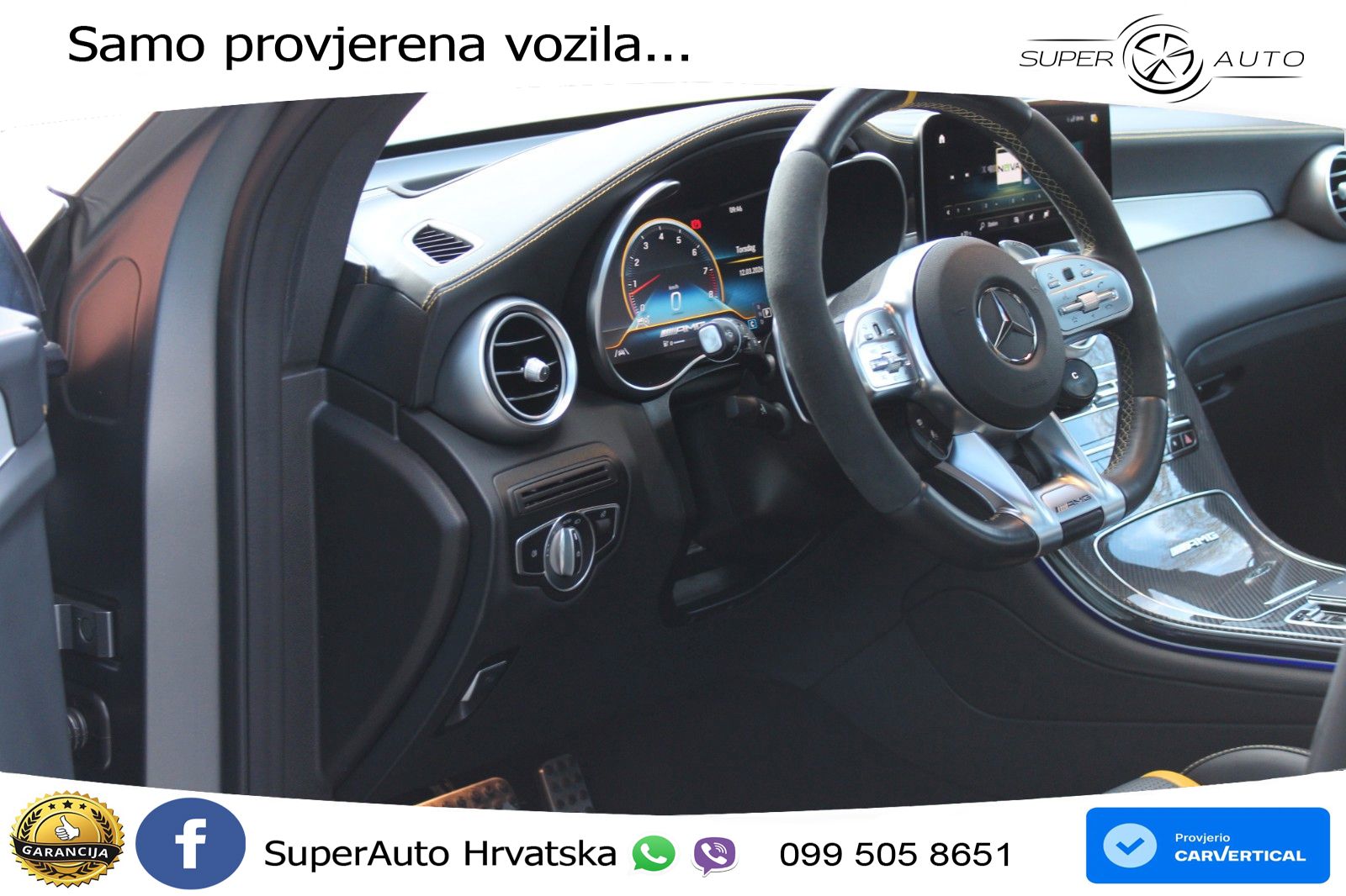 Mercedes AMG GLC 63 S V8 (510 KS) 4MATIC+ MCT LED+GR SJED+ACC
