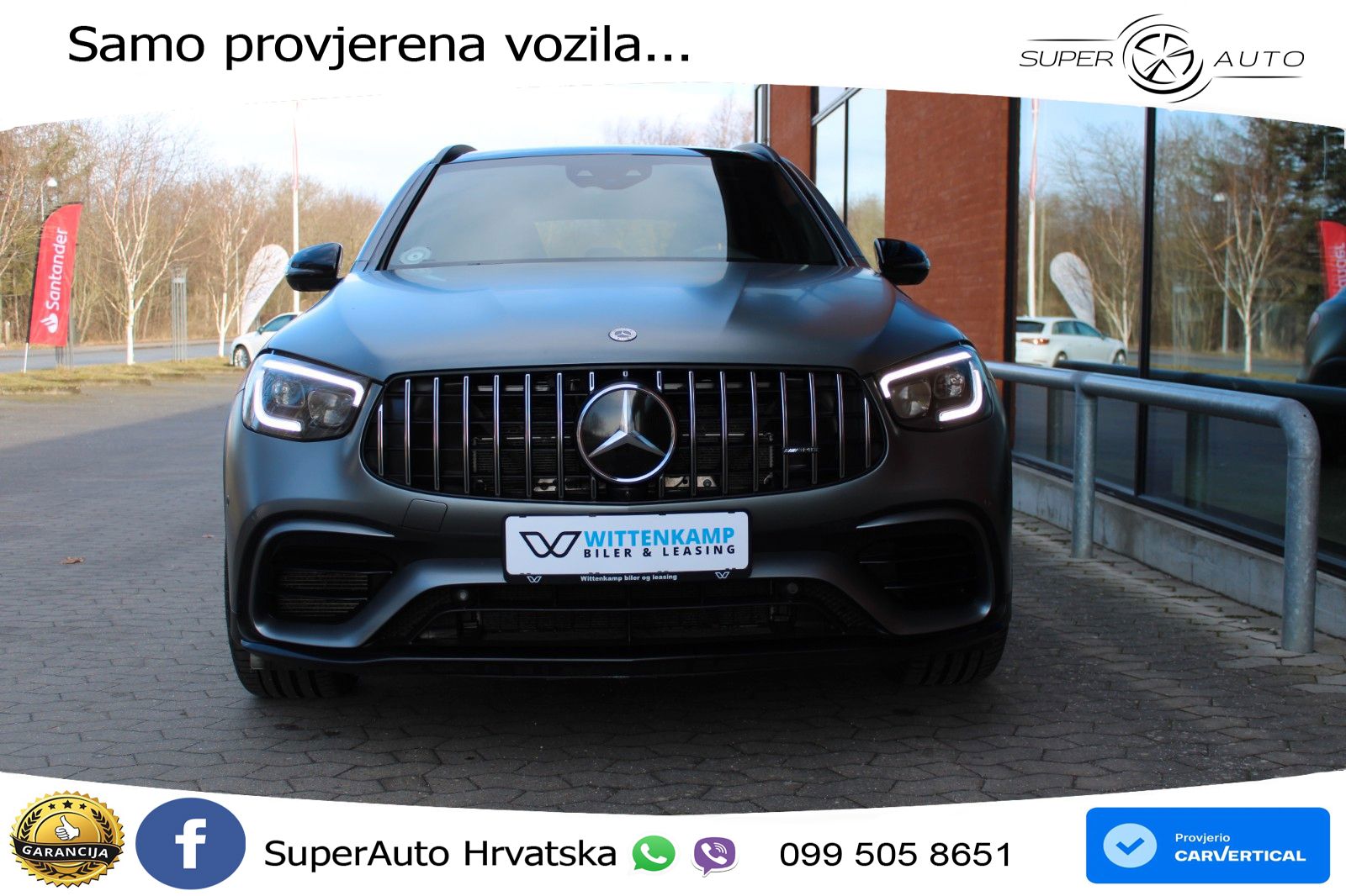 Mercedes AMG GLC 63 S V8 (510 KS) 4MATIC+ MCT LED+GR SJED+ACC
