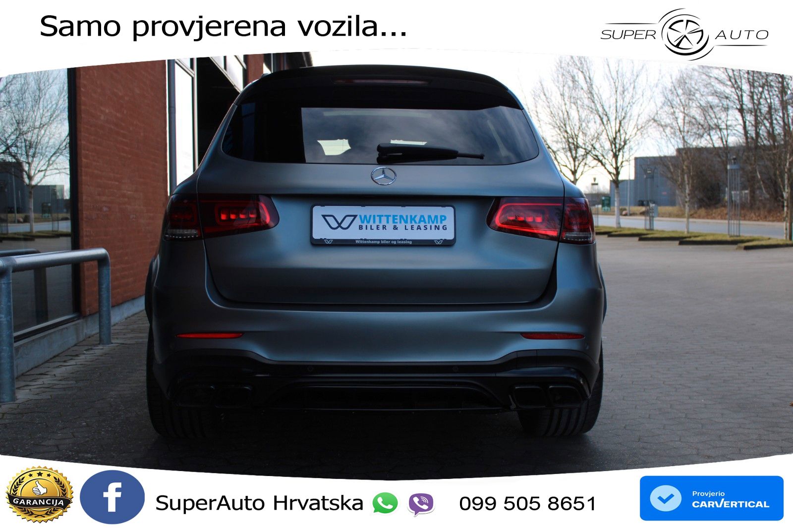 Mercedes AMG GLC 63 S V8 (510 KS) 4MATIC+ MCT LED+GR SJED+ACC