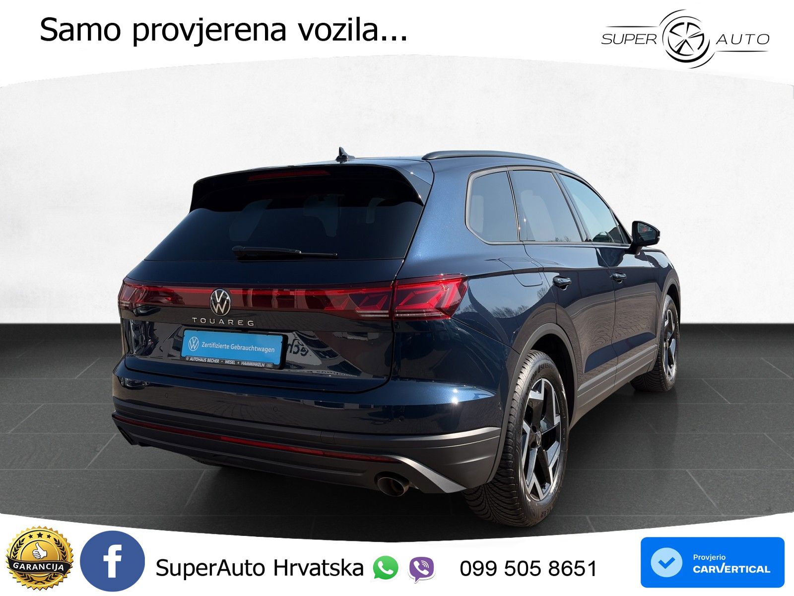 Volkswagen Touareg 3.0 V6 TDI (231 KS) 4MOTION Tiptronic ZRAČNI+ACC+GR SJED+KAM