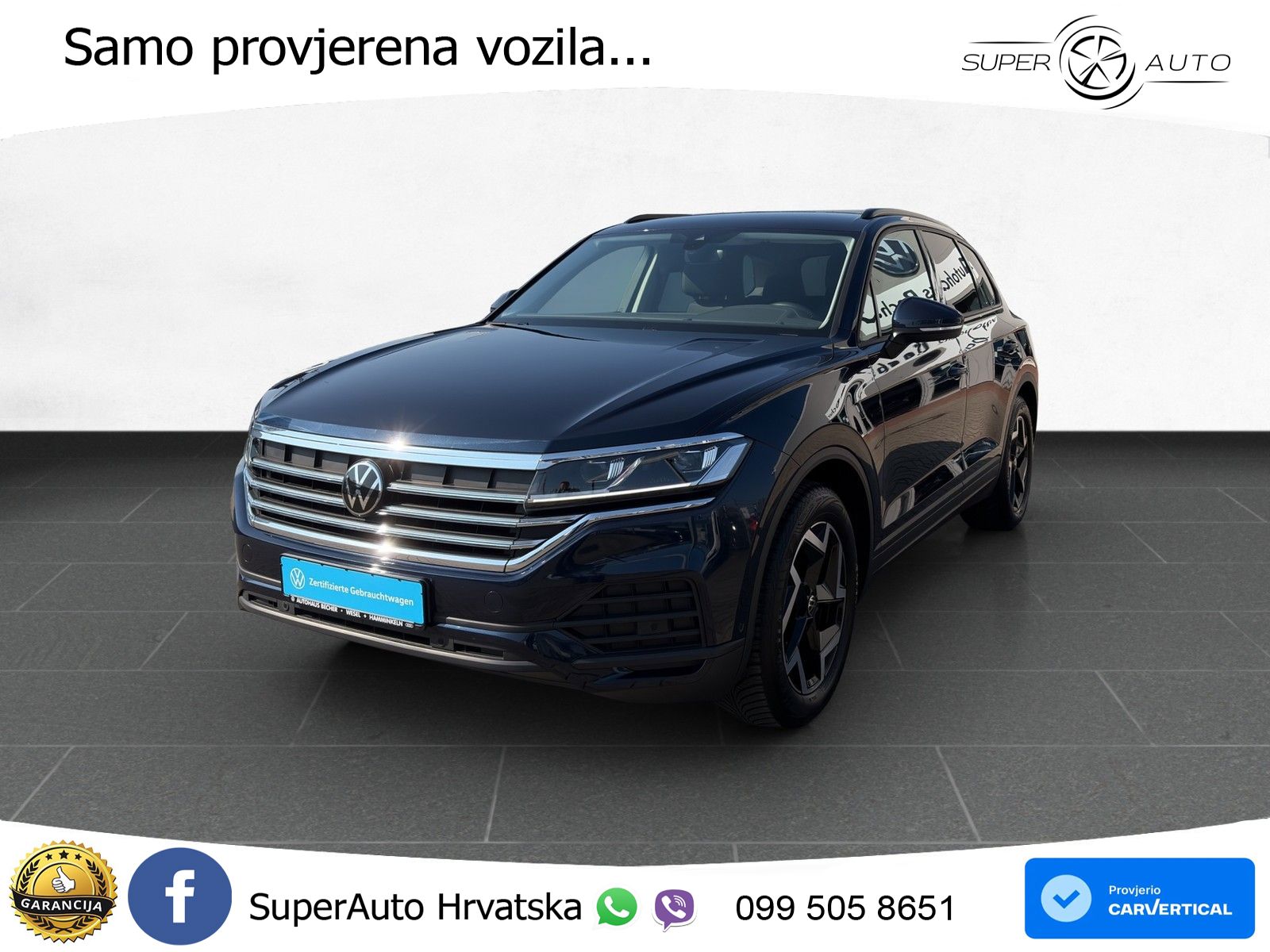 Volkswagen Touareg 3.0 V6 TDI (231 KS) 4MOTION Tiptronic ZRAČNI+ACC+GR SJED+KAM