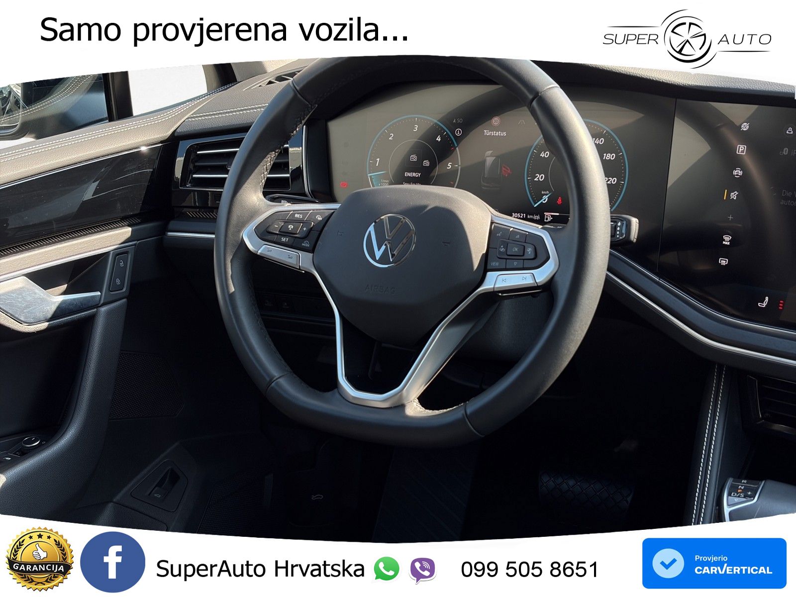 Volkswagen Touareg 3.0 V6 TDI (231 KS) 4MOTION Tiptronic ZRAČNI+ACC+GR SJED+KAM