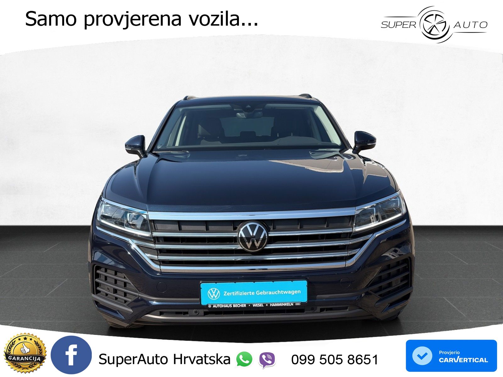 Volkswagen Touareg 3.0 V6 TDI (231 KS) 4MOTION Tiptronic ZRAČNI+ACC+GR SJED+KAM