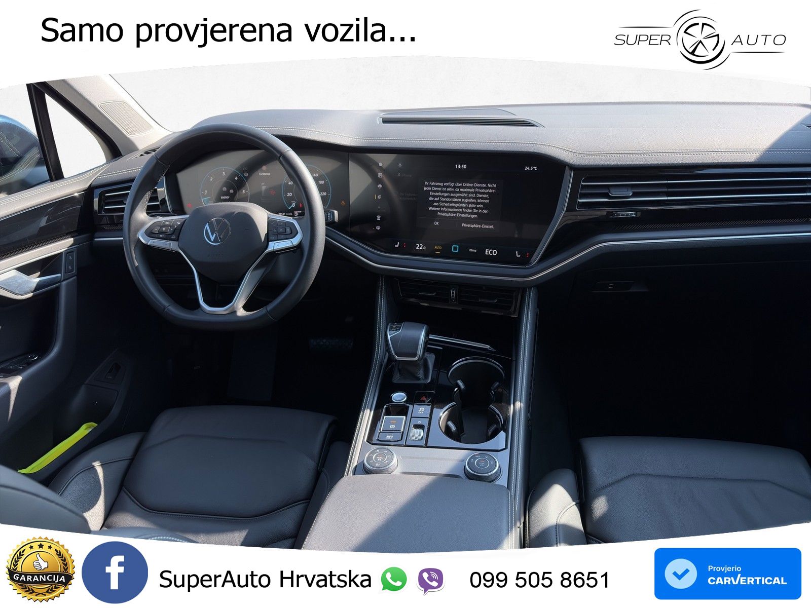 Volkswagen Touareg 3.0 V6 TDI (231 KS) 4MOTION Tiptronic ZRAČNI+ACC+GR SJED+KAM