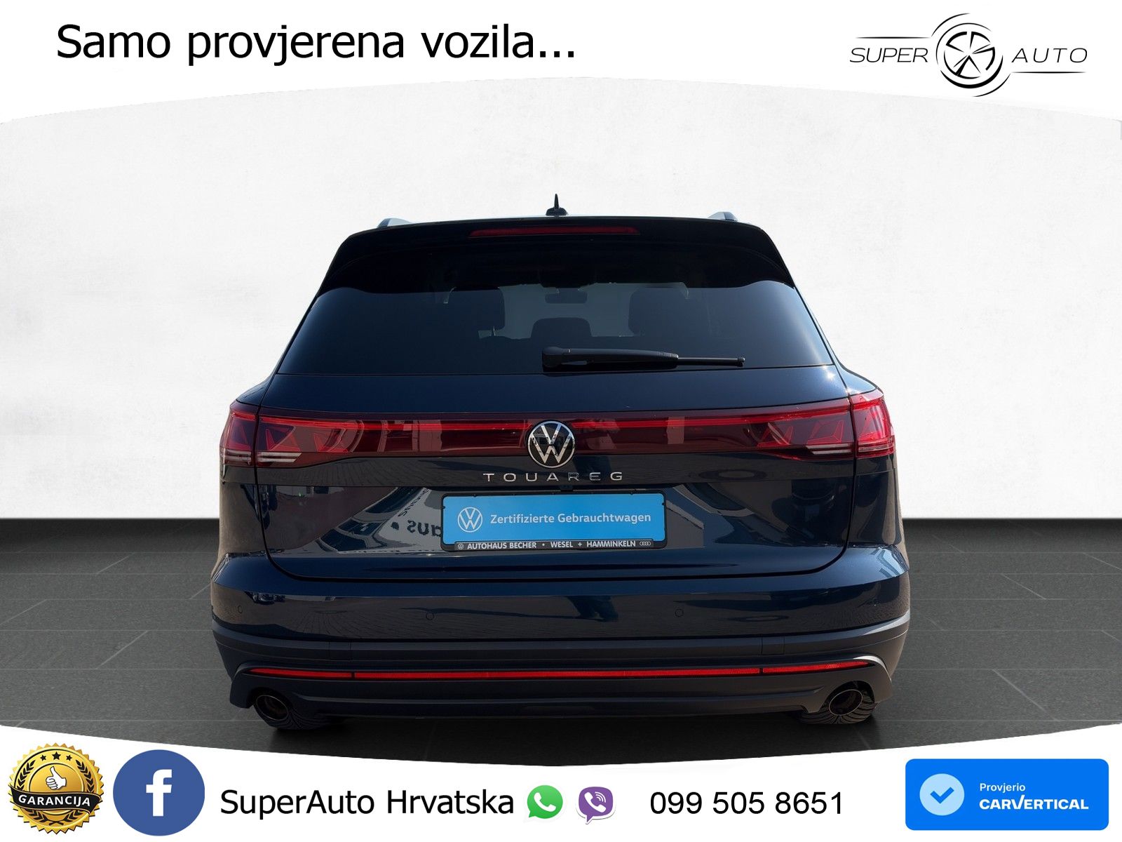Volkswagen Touareg 3.0 V6 TDI (231 KS) 4MOTION Tiptronic ZRAČNI+ACC+GR SJED+KAM